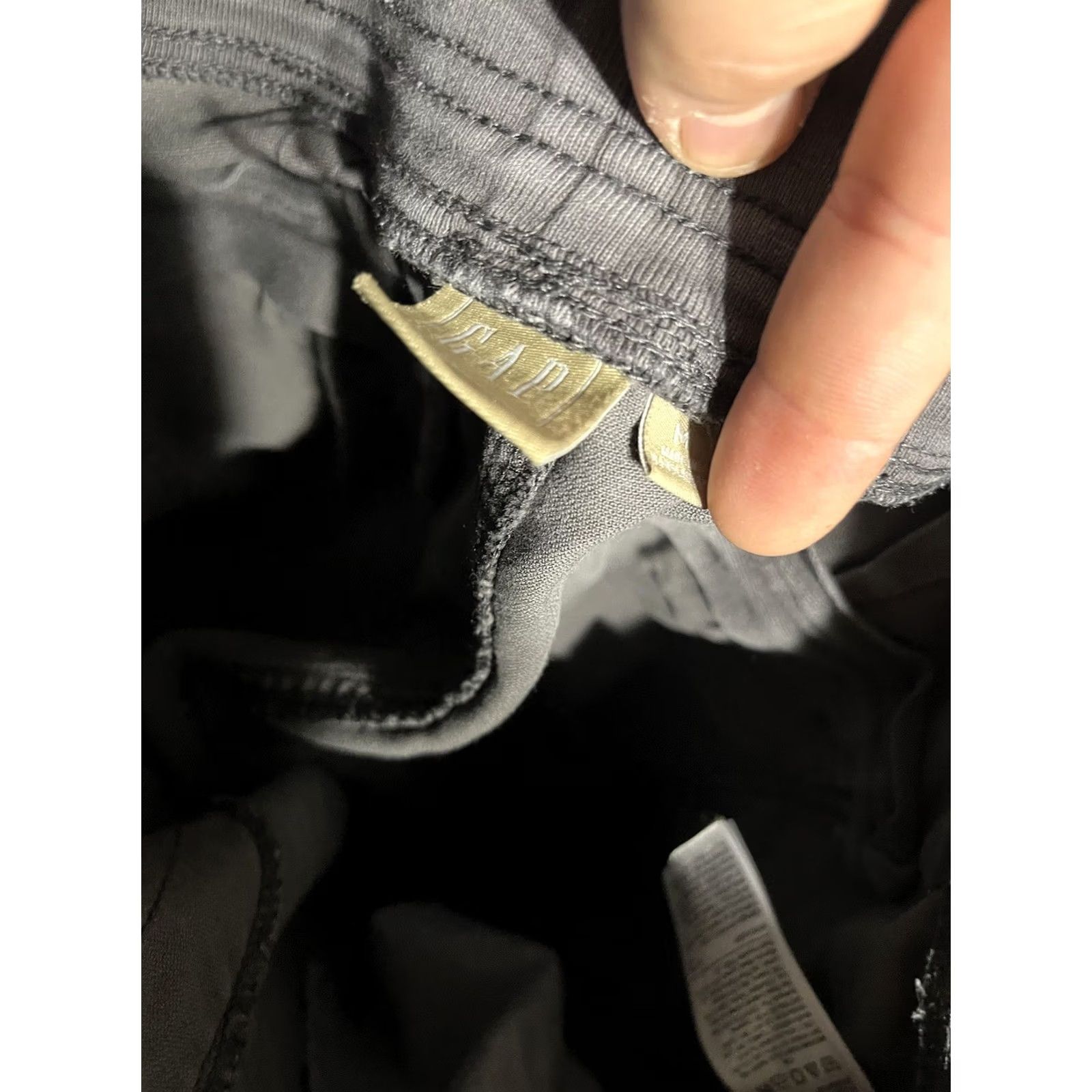 Gap GAP Pants M Gray Jogger Tapered Leg Stretch Pull On Cuffed Women's Size 32" / US 10 / IT 46 - 5 Thumbnail