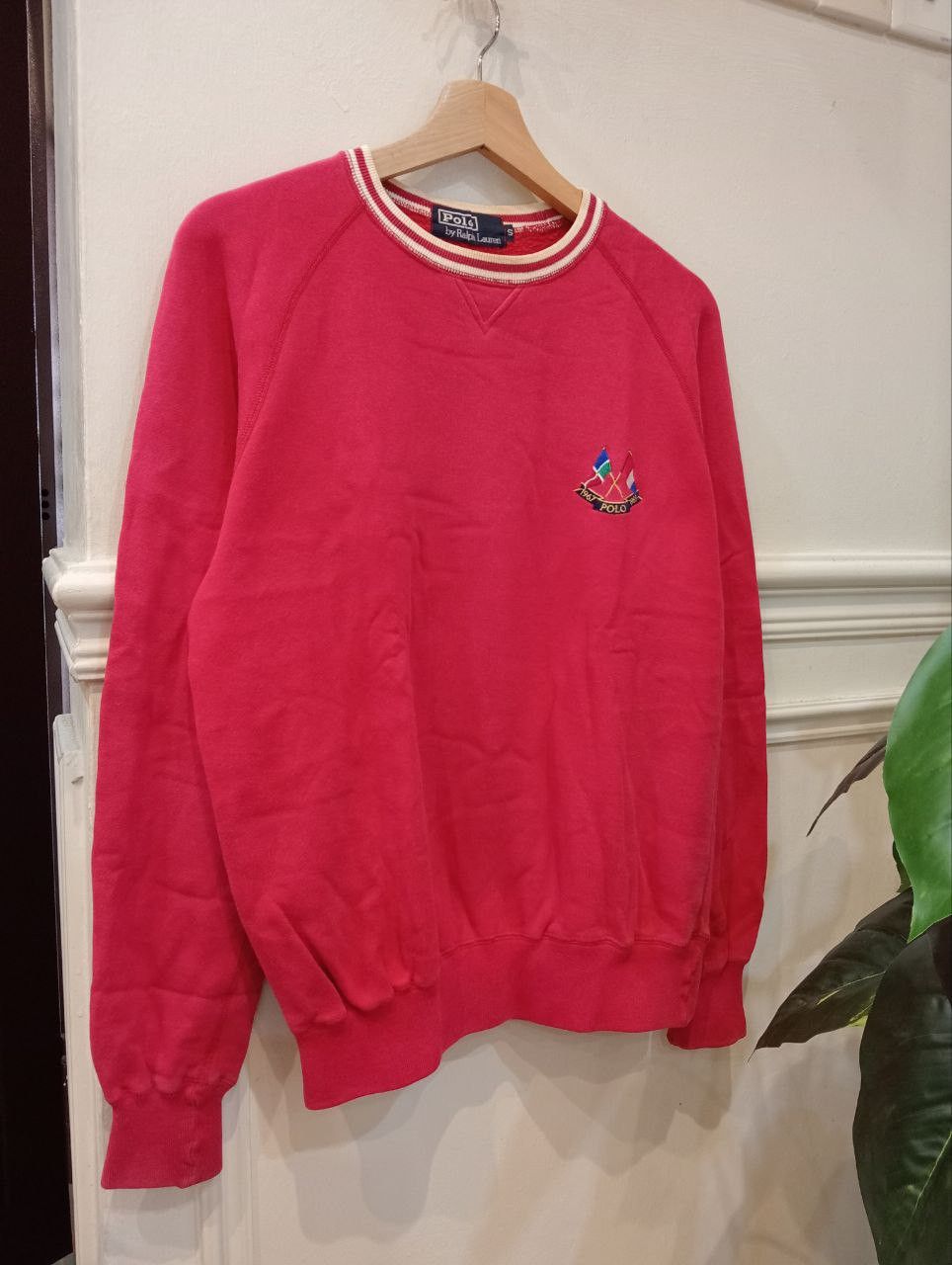 Polo Ralph Lauren POLO RALPH LAUREN VINTAGE CROSS FLAG YACHT CLUB SWEATSHIRT Size US S / EU 44-46 / 1 - 1 Thumbnail