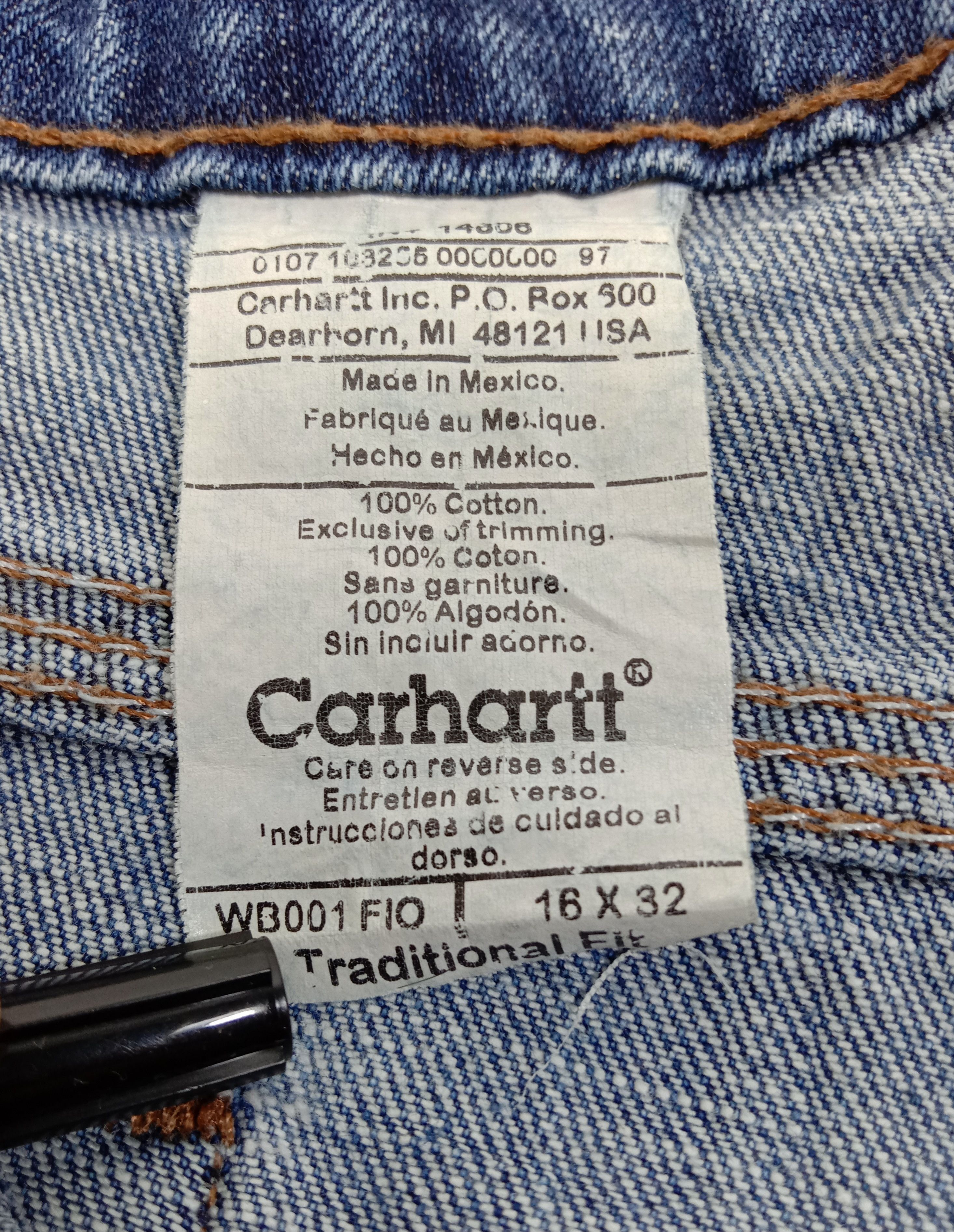 Carhartt Vintage Carhartt Blue Wash Flare Jeans Bell Bottom Denim Size 32" / US 10 / IT 46 - 10 Thumbnail