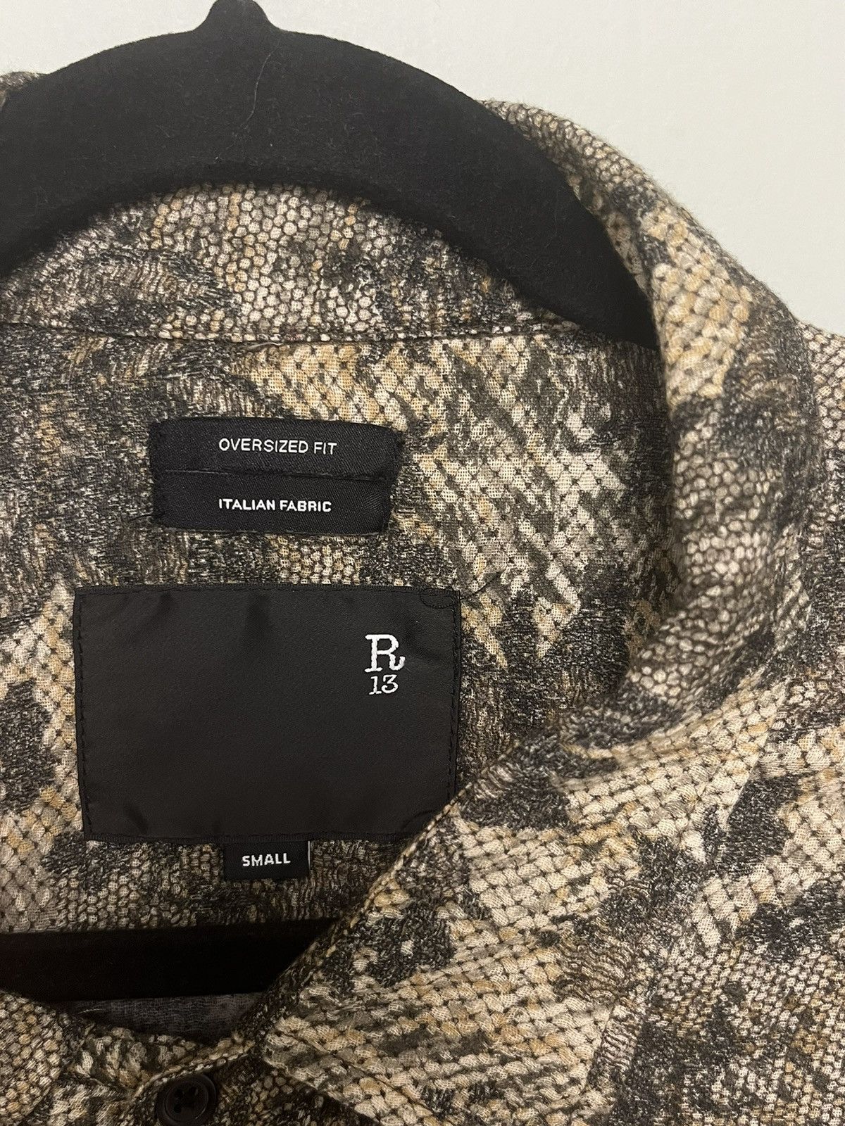 R13 Drop neck tuxedo shirt. Small Size US S / EU 44-46 / 1 - 6 Thumbnail