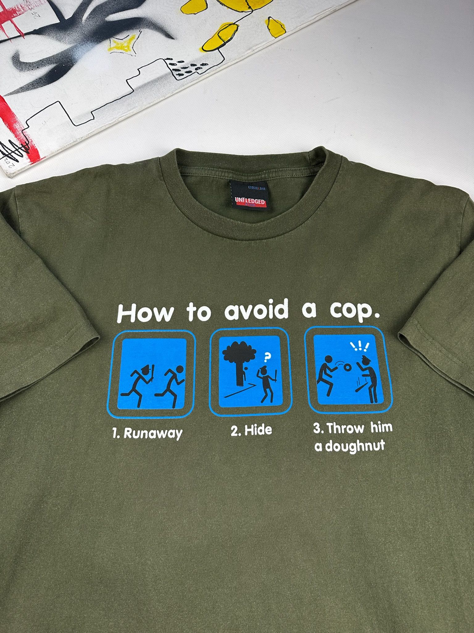 Other Vintage “How to Avoid a Cop" T-Shirt Humor Tee police ACAB Size US L / EU 52-54 / 3 - 1 Thumbnail