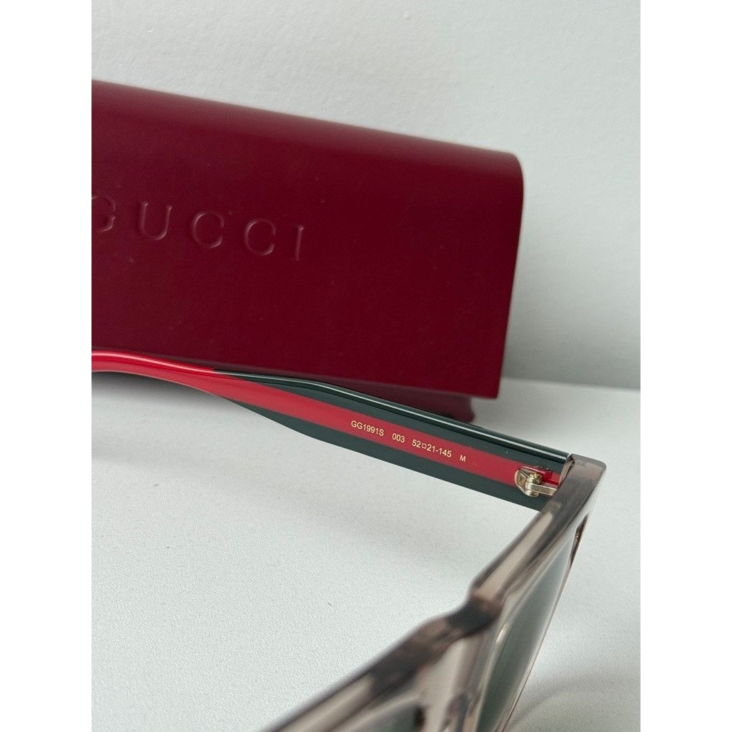 Gucci NEW Gucci GG1991S 003 Brown Square Sunglasses $395 Size ONE SIZE - 5 Thumbnail