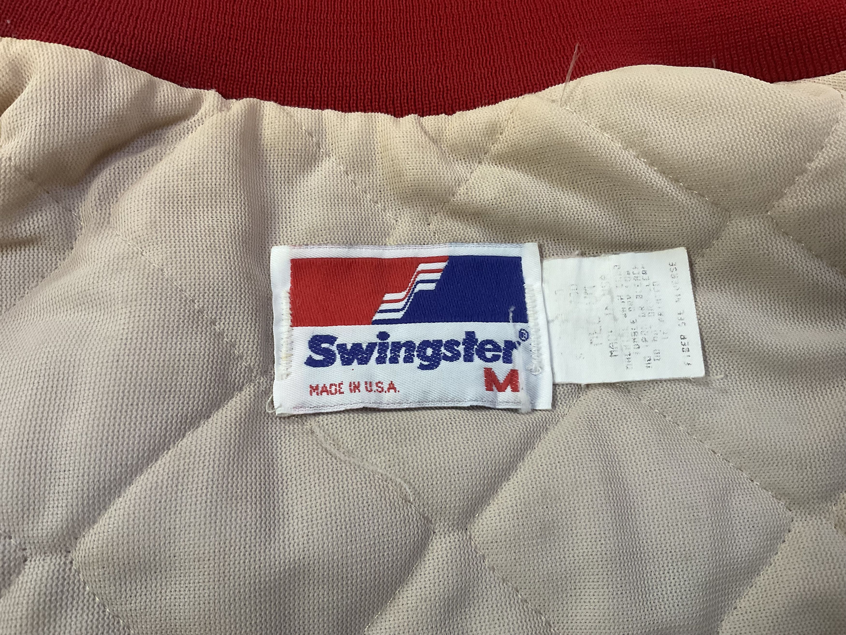 NBA Vintage 90s Swingster NBA Chicago Bulls Satin Bomber Jacket Size US M / EU 48-50 / 2 - 8 Thumbnail