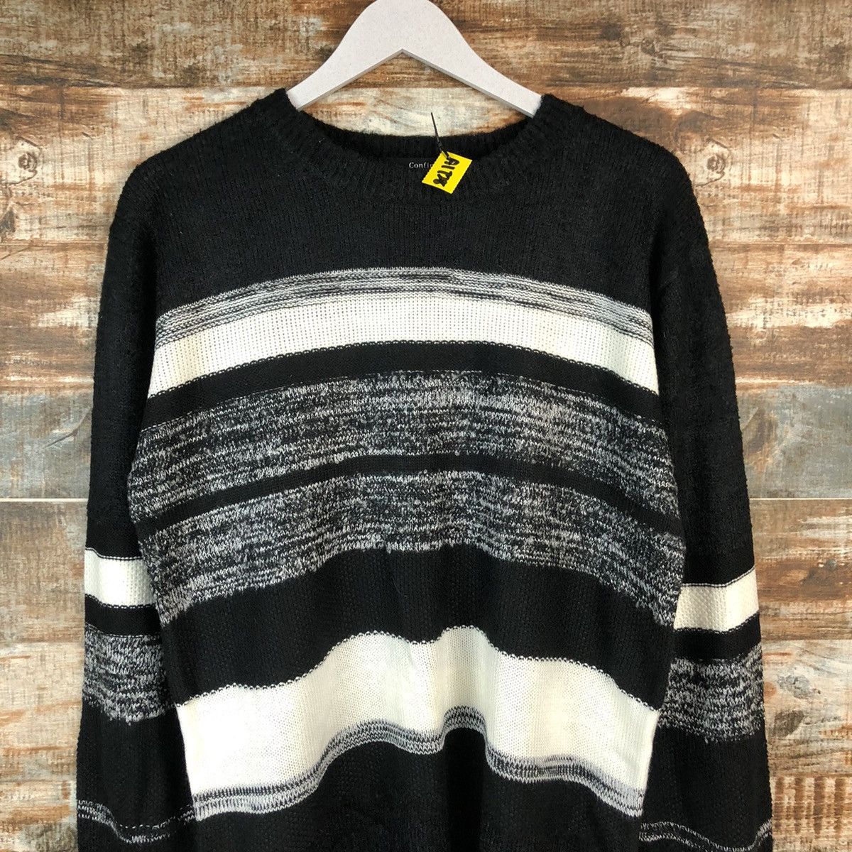 Homespun Knitwear × Japanese Brand Confirm Black Knitwear #A1728 Size US L / EU 52-54 / 3 - 5 Thumbnail