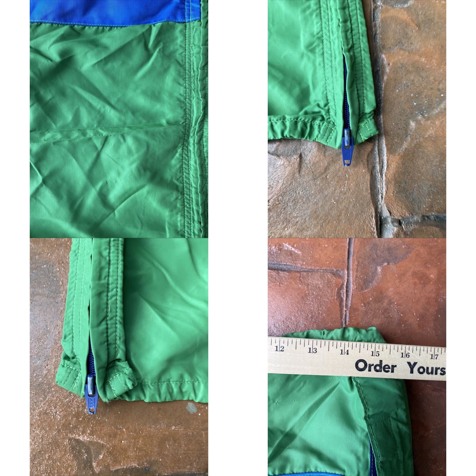 Equipment VINTAGE Banana Equipment Green/Blue Nylon Cargo Pants Small Size US 28 / EU 44 - 9 Thumbnail