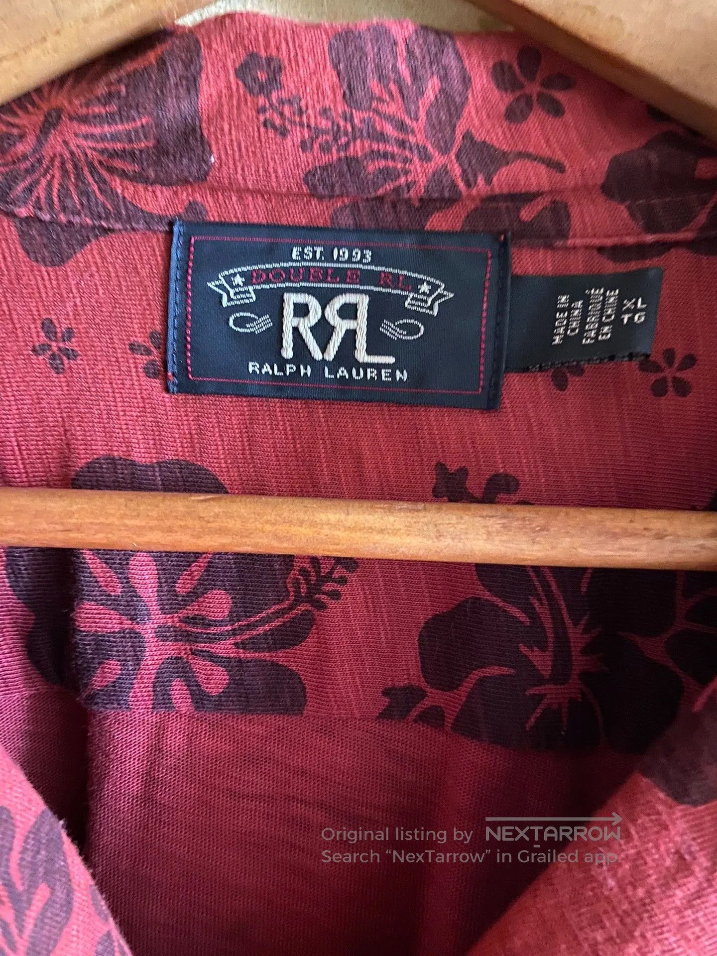 RRL Ralph Lauren RRL Hawaiian Print T. Size US XL / EU 56 / 4 - 8 Thumbnail