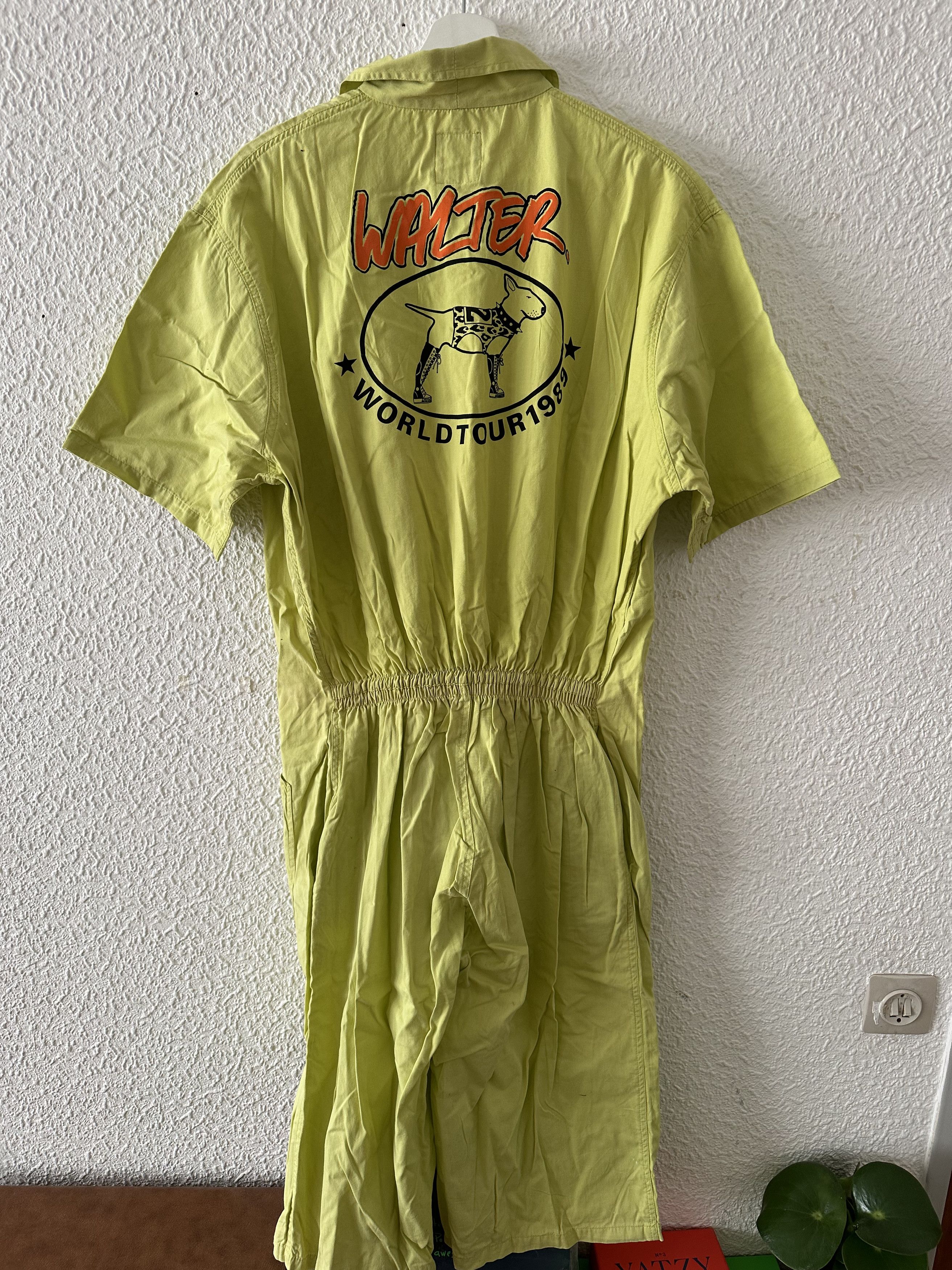 Walter Van Beirendonck 🟡 By Walter Yellow Jumpsuit — “World Tour 1989” — Archive Size US 34 / EU 50 - 2 Thumbnail