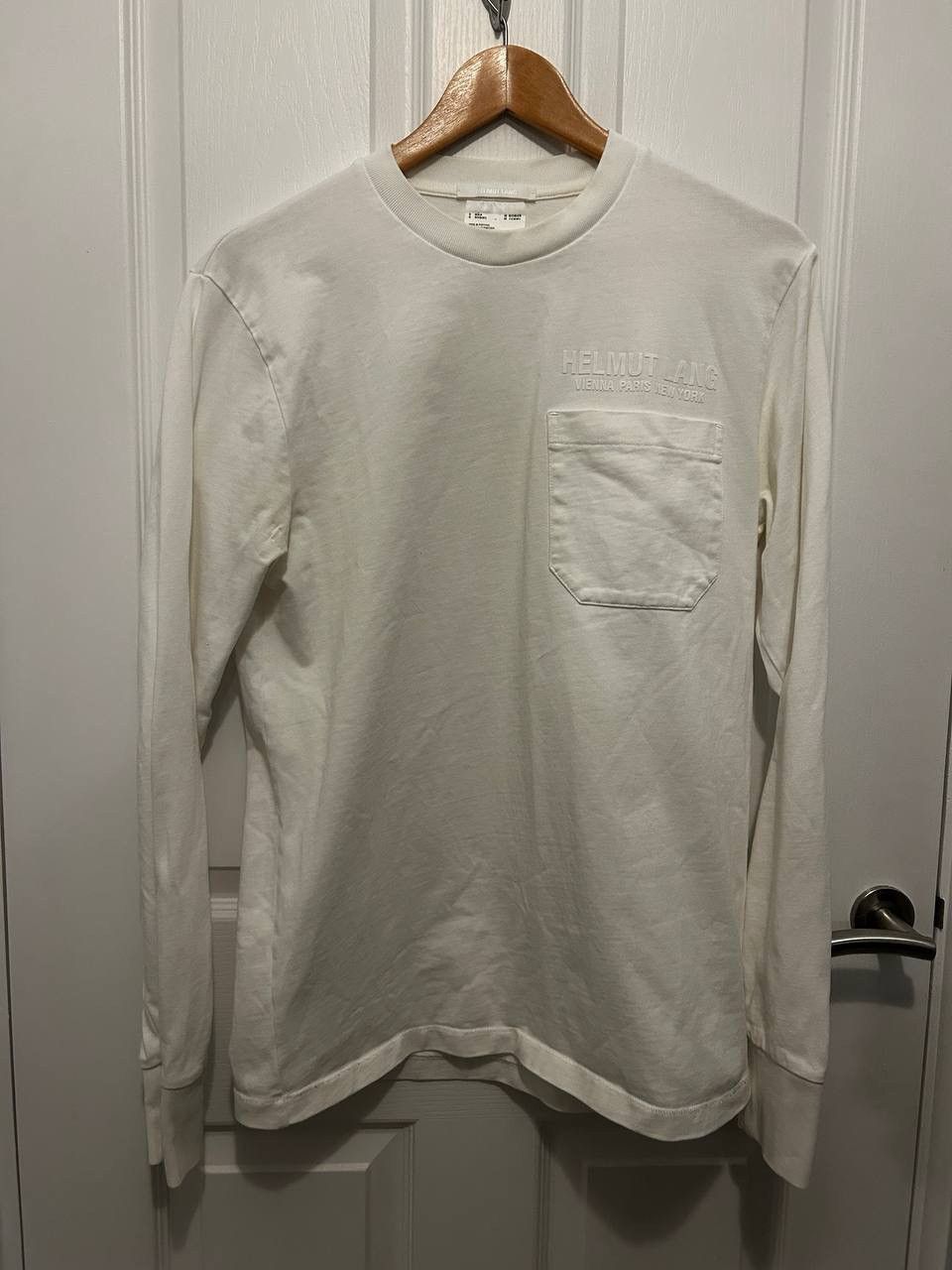 Helmut Lang Helmut Lang Cities Long Sleeve Size US S / EU 44-46 / 1 - 1 Thumbnail