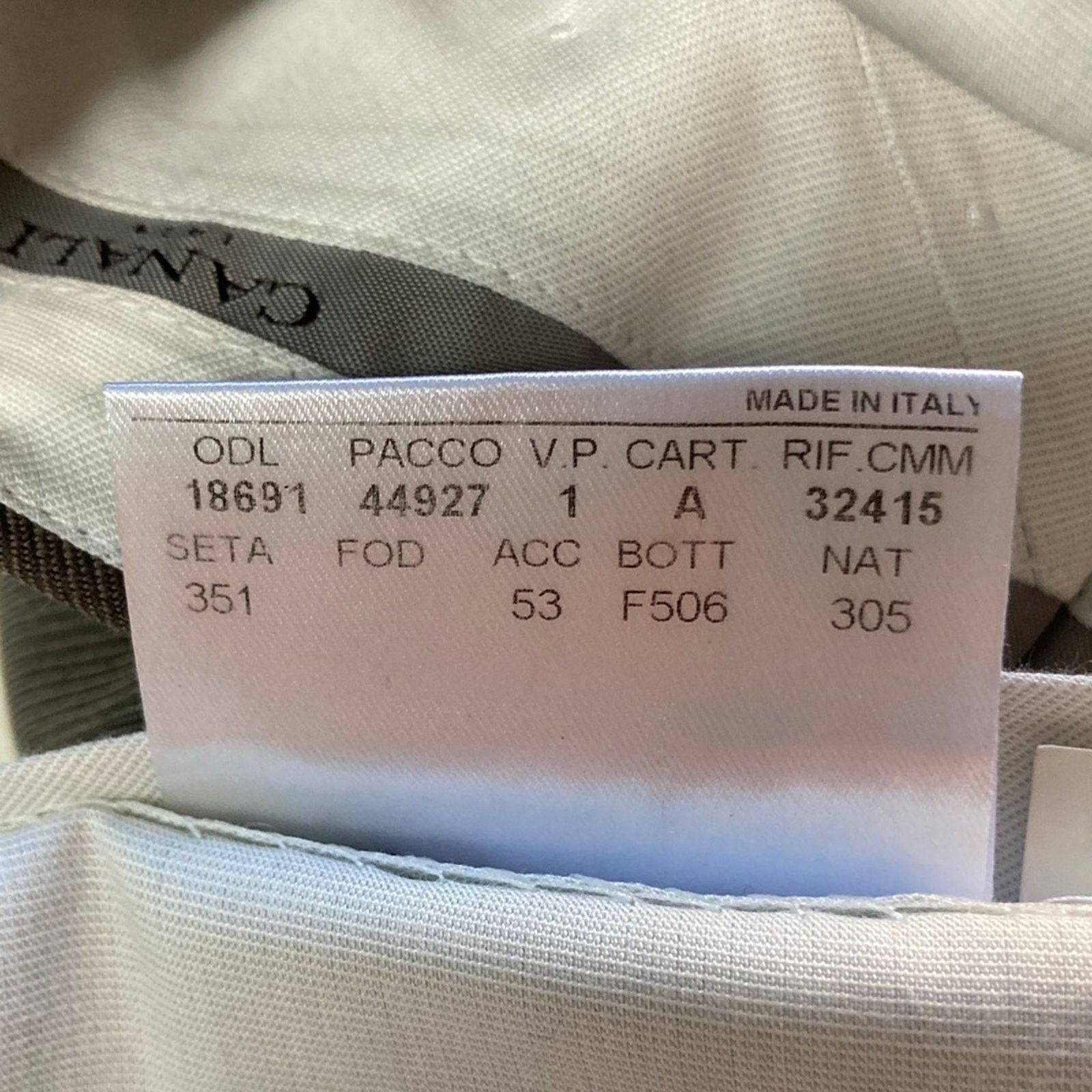 Canali Canali Mens Size 36 X 32 Brown 100% Wool Trousers Dress Pant Size 36R - 11 Thumbnail