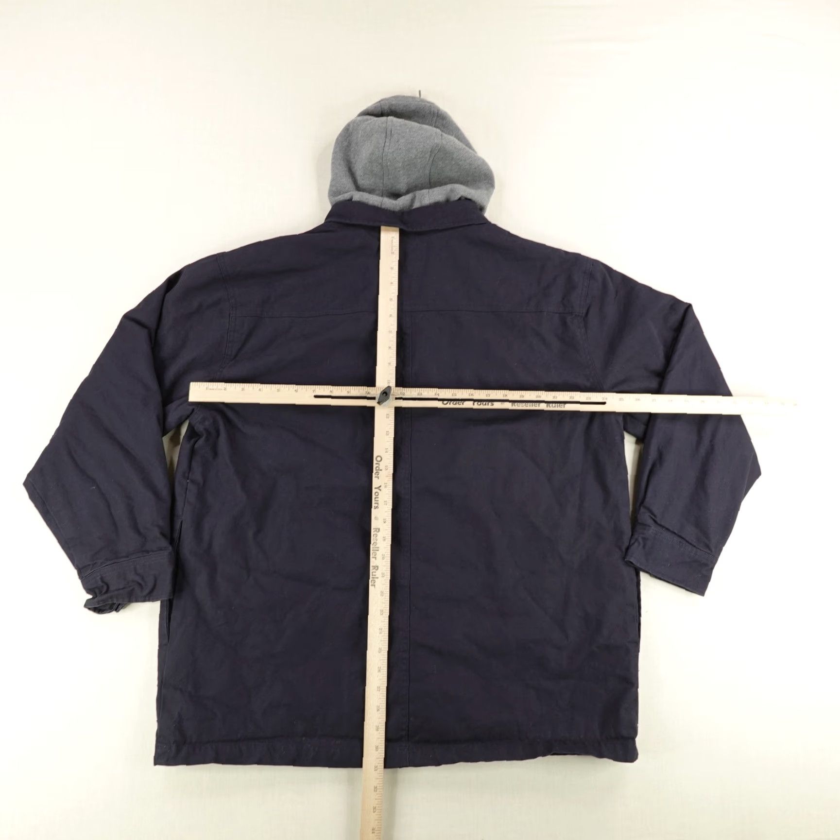 Dickies Dickies Jacket Mens XL Blue Hooded Quilted Lined Utility Heavyweight Coat Work Size US XL / EU 56 / 4 - 6 Thumbnail
