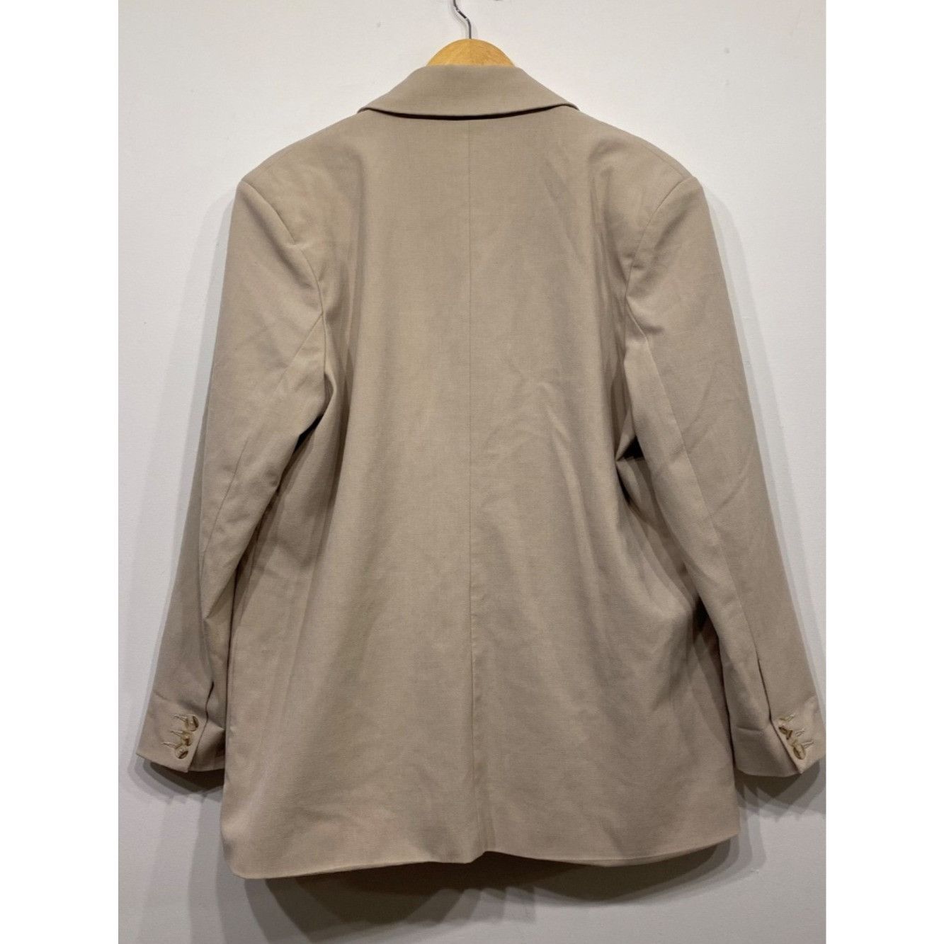 Abercrombie & Fitch Abercrombie & Fitch Cream Boyfriend Oversized Blazer Size La Size L / US 10 / IT 46 - 4 Thumbnail