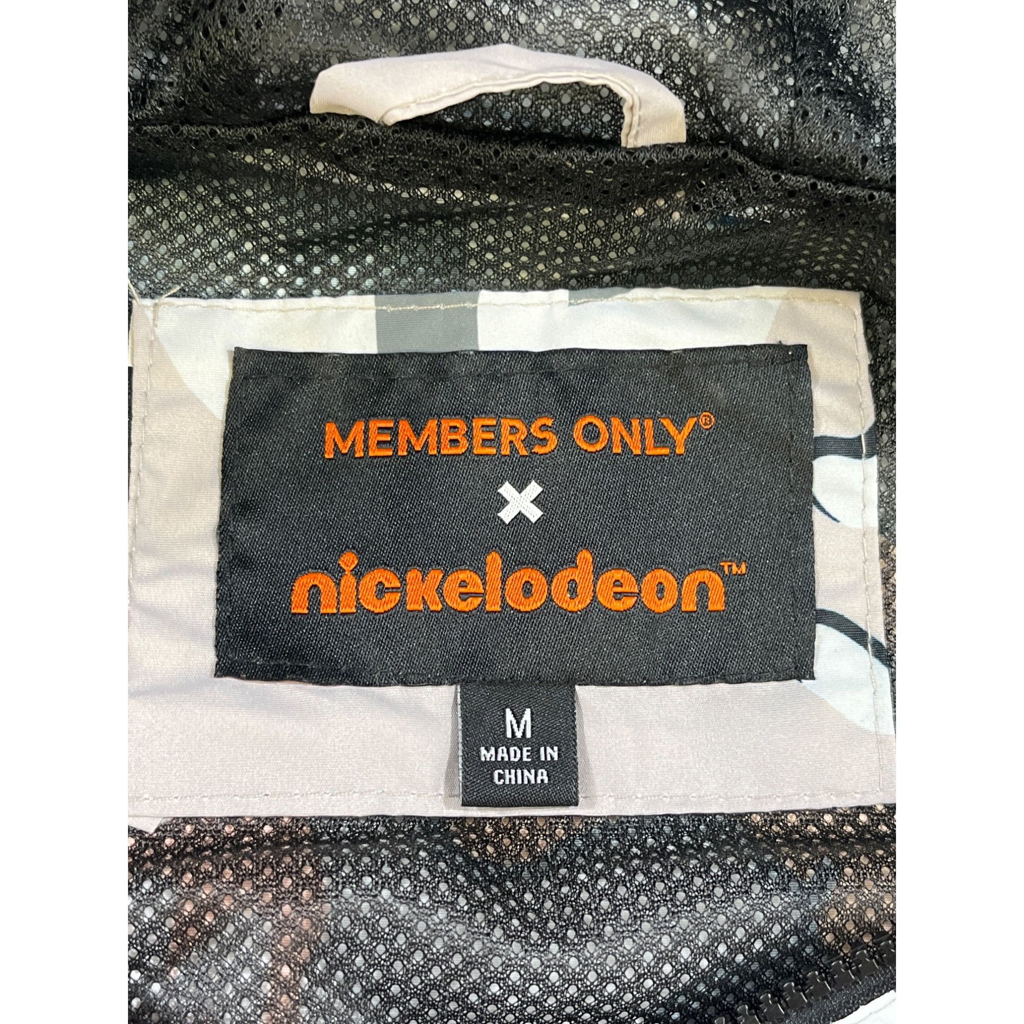 Members Only Members Only X Nickelodeon Men's Grey Camo Rugrats Windbreak Size US M / EU 48-50 / 2 - 4 Thumbnail