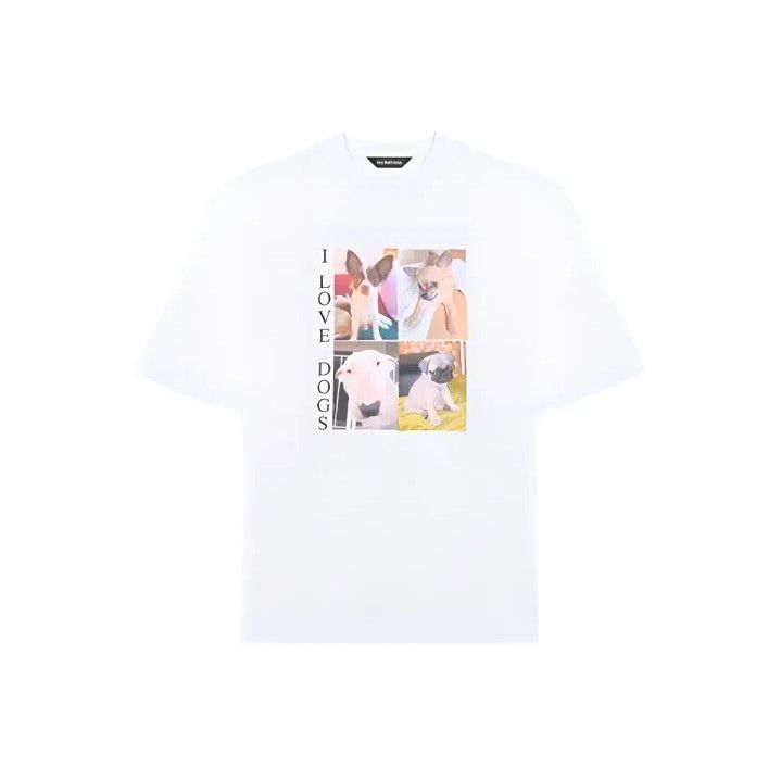 Balenciaga Balenciaga I Love Dogs Graphic Tee for Couples Size US L / EU 52-54 / 3 - 1 Thumbnail