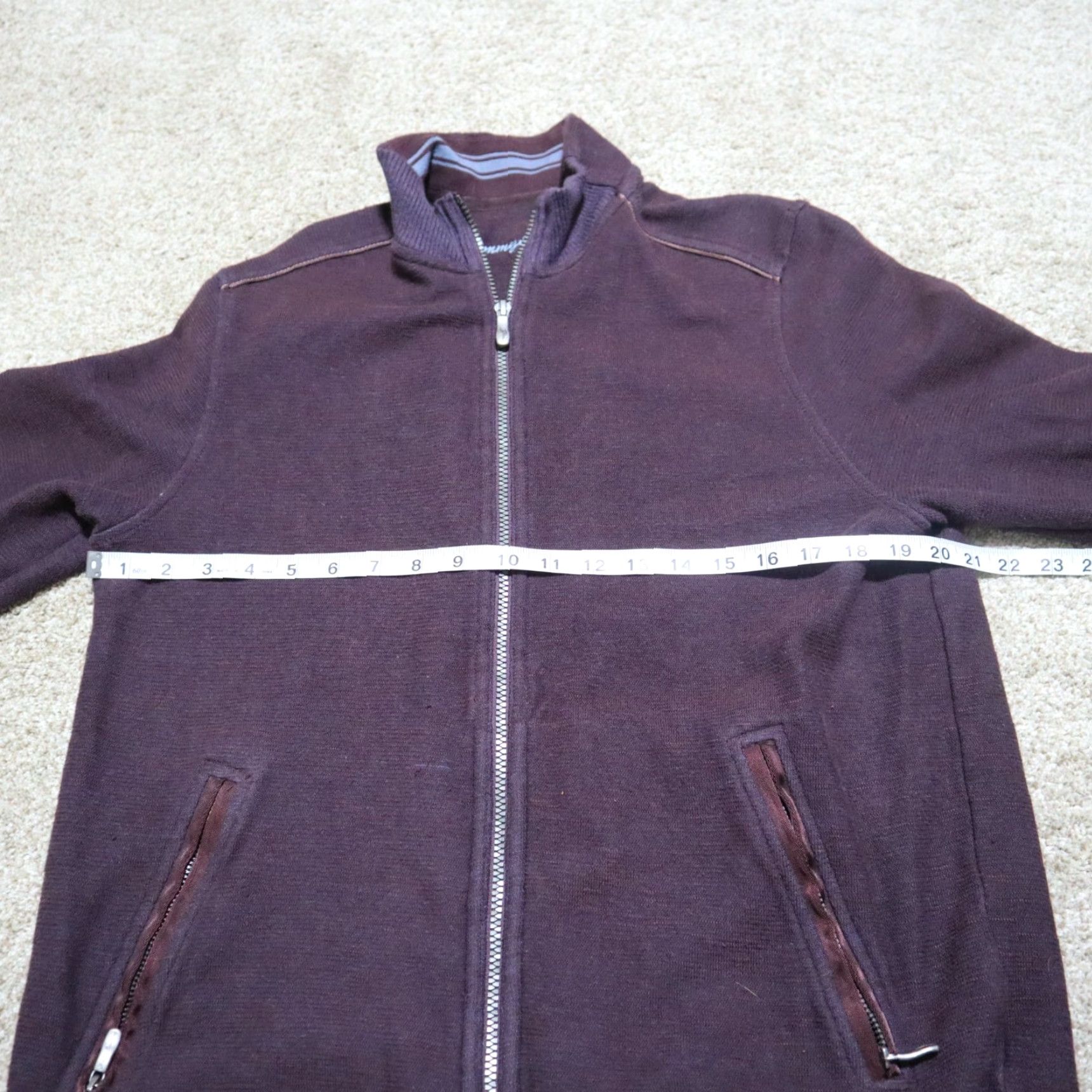 Tommy Bahama VINTAGE Tommy Bahama Full Zip Jacket Burgundy Men's Size S Small Size US S / EU 44-46 / 1 - 6 Thumbnail
