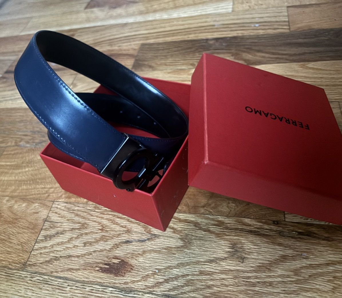 Salvatore Ferragamo FERRAGAMO Double Gancini Belt Size 30 - 2 Thumbnail