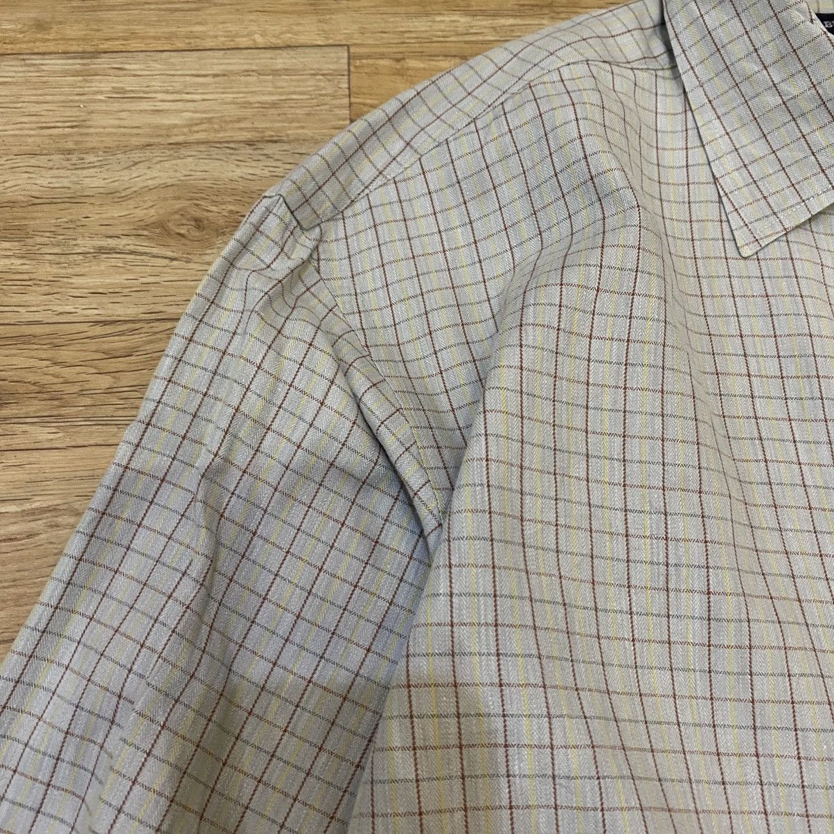 Burberry 1990s Burberry Black Label Plaid Button Ups Shirts Size US L / EU 52-54 / 3 - 4 Thumbnail