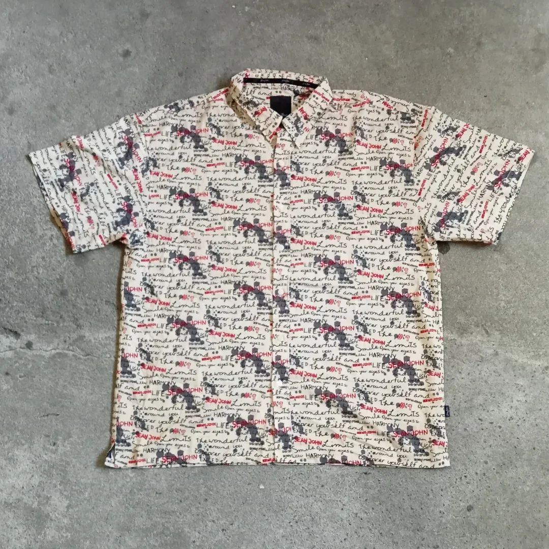 Sean John Graphic Tee - Protest Design With Embroidered Patches - Unisex Short Sleeve - View #9