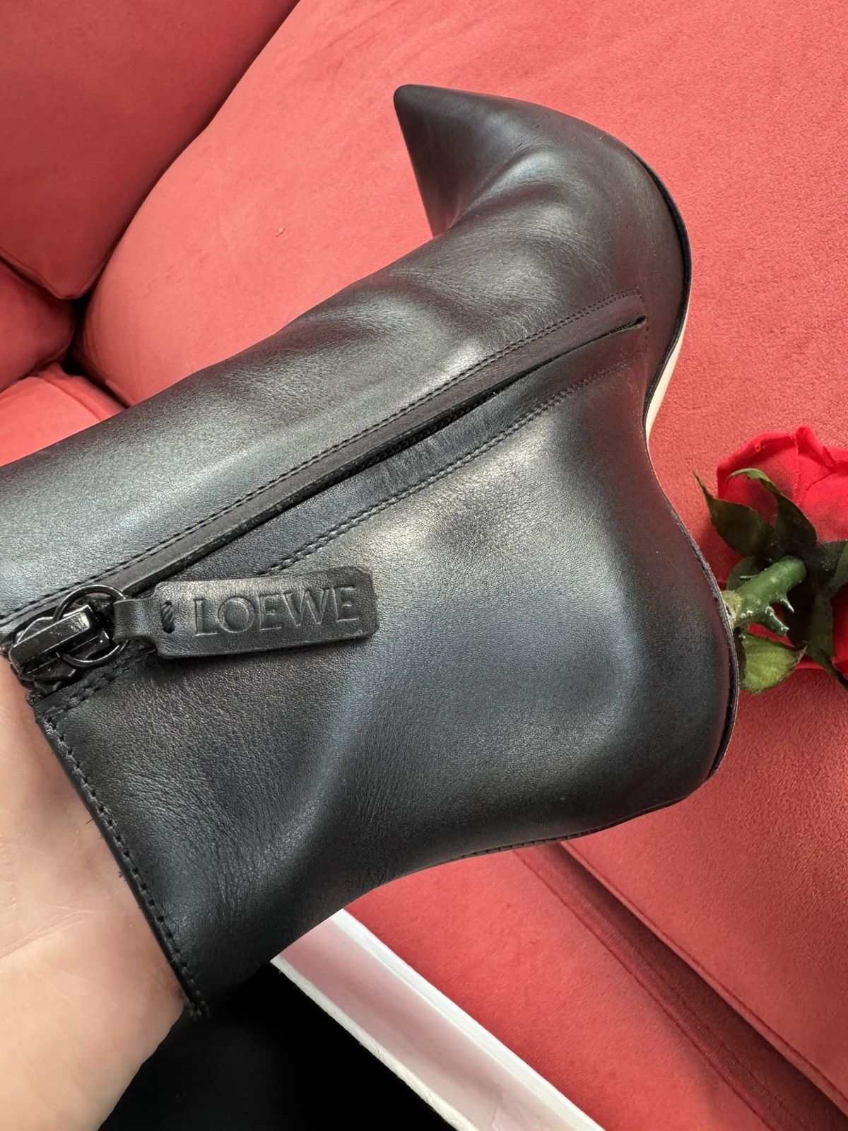 Loewe Loewe Rose heels ankle boots, 8 US Size US 9 / IT 39 - 16 Thumbnail