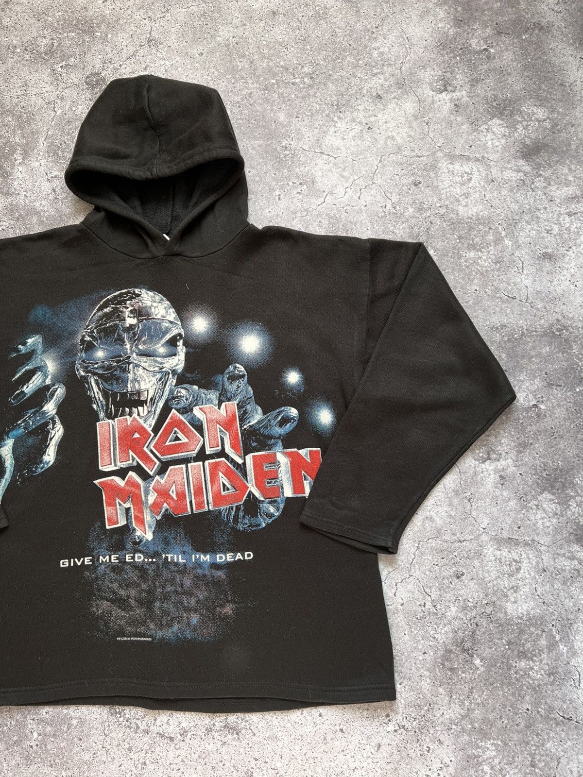 Band Tees × Iron Maiden × Vintage Vintage Iron Maiden 2003 Bootleg Hoodie Size US M / EU 48-50 / 2 - 3 Thumbnail