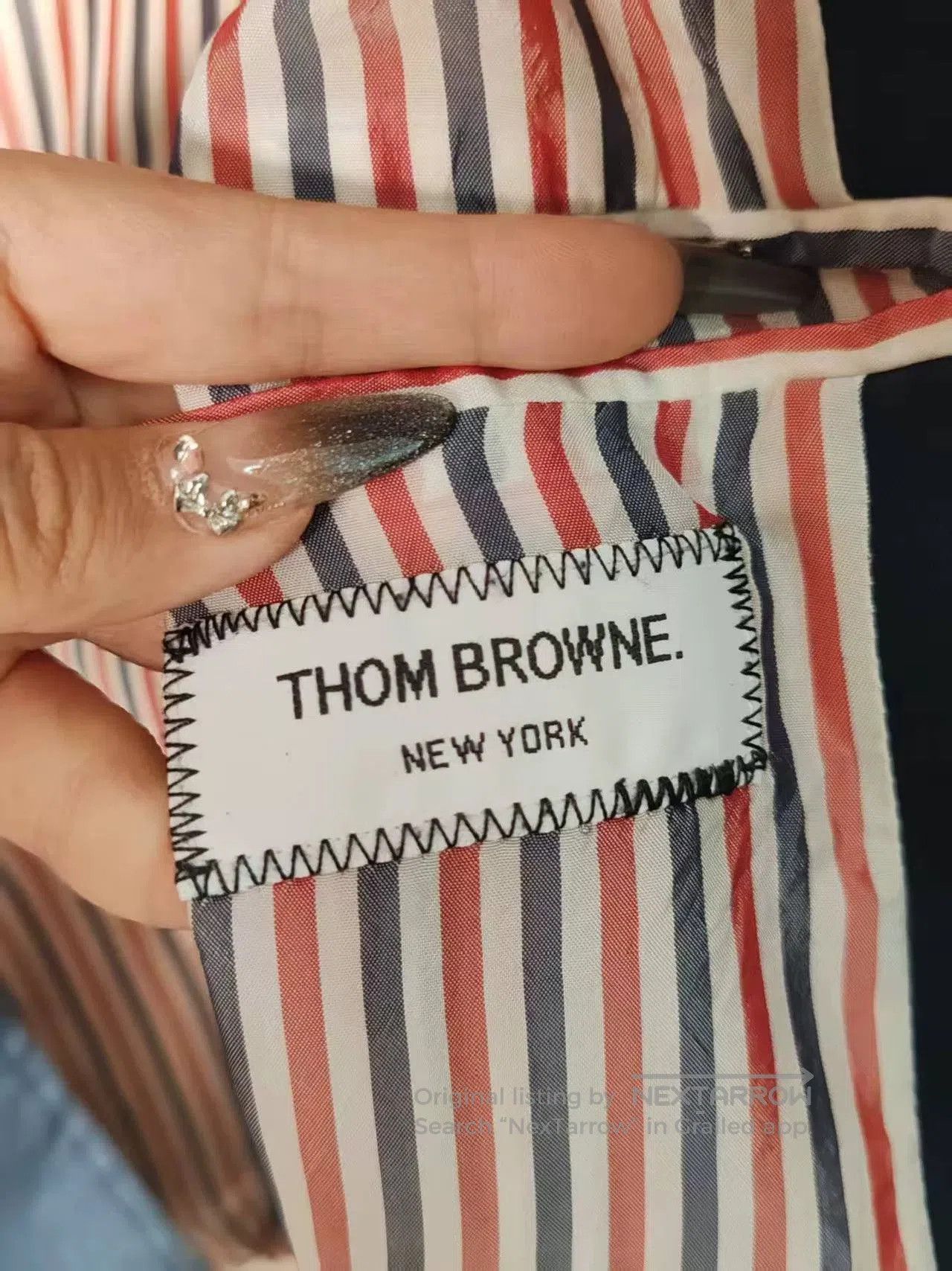 Thom Browne Thom Browne Baseball Jacket Genuine Leather. Size US M / EU 48-50 / 2 - 3 Thumbnail