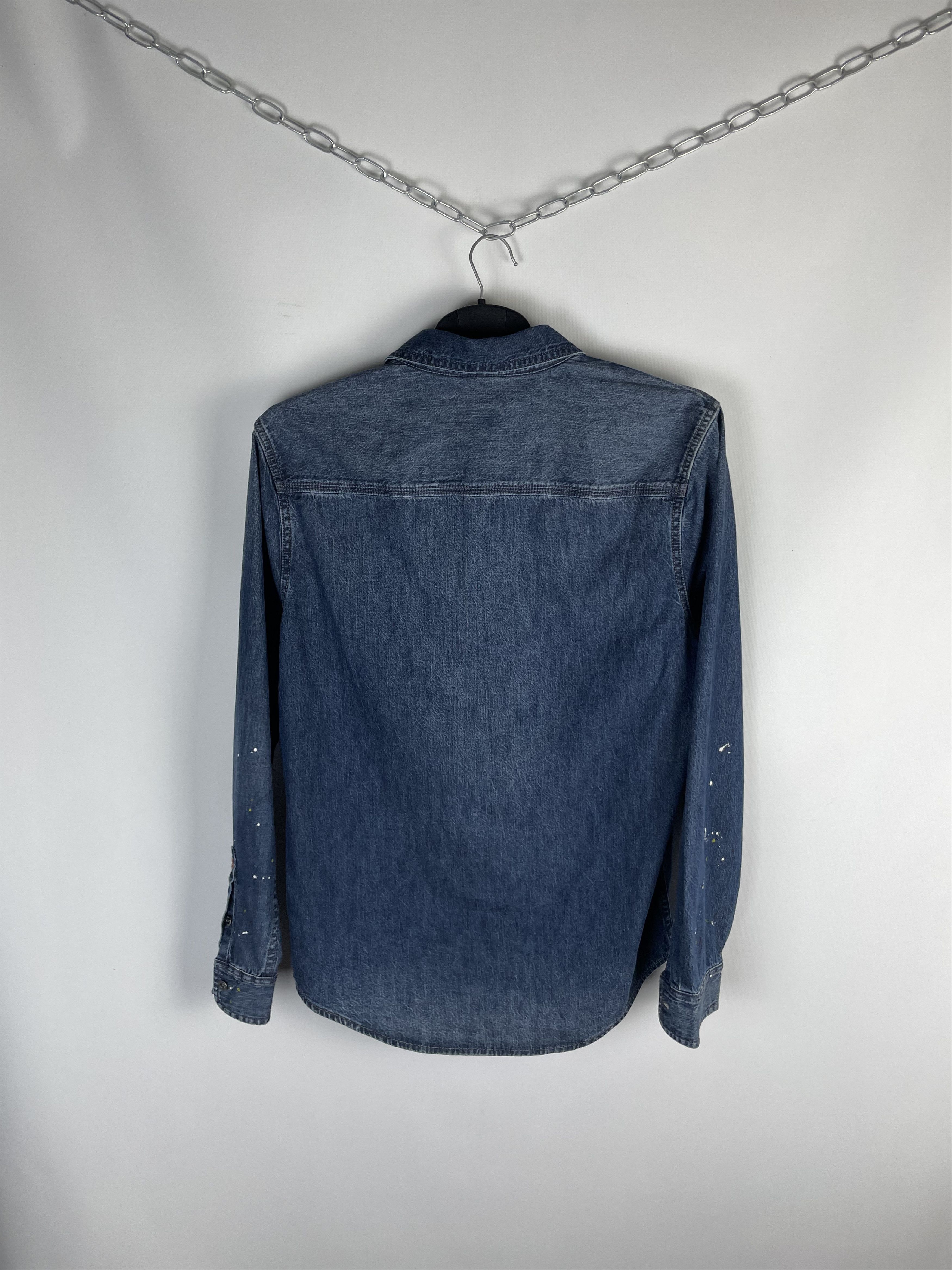 Harley Davidson Vintage HARLEY DAVIDSON Denim Shirt Size US L / EU 52-54 / 3 - 11 Thumbnail