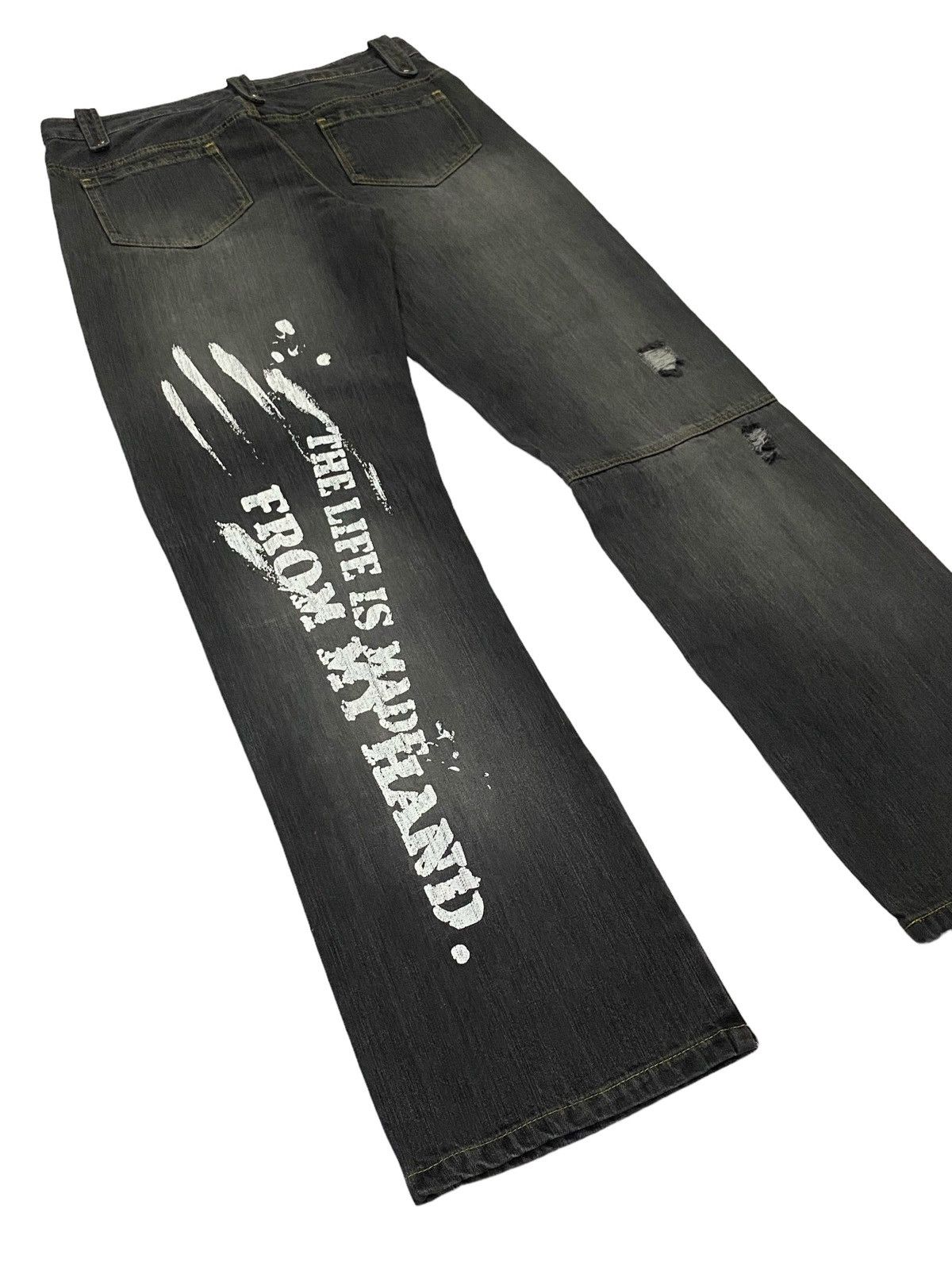 Japanese Brand Sex Pot Revenge Distressed Denim Pants Size US 32 / EU 48 - 21 Thumbnail