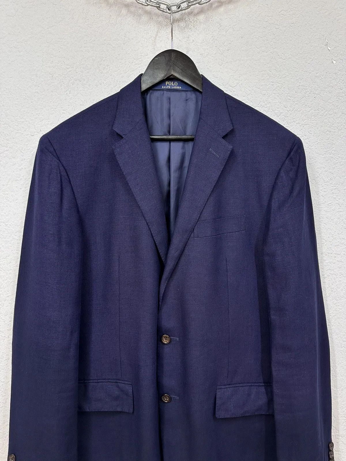 Ralph Lauren Polo Ralph Lauren Linen Blazer RRL Jacket Purple Lable Size US L / EU 52-54 / 3 - 3 Thumbnail