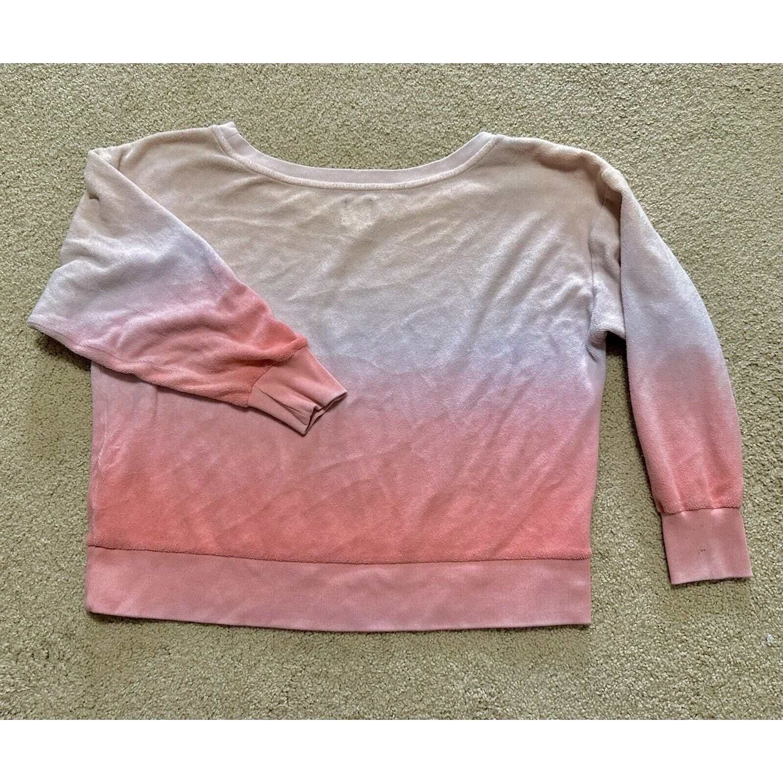 Gap GAP Ombre Crewneck Sweatshirt Lt Pink To Pink - sz Petite M Size M / US 6-8 / IT 42-44 - 3 Thumbnail