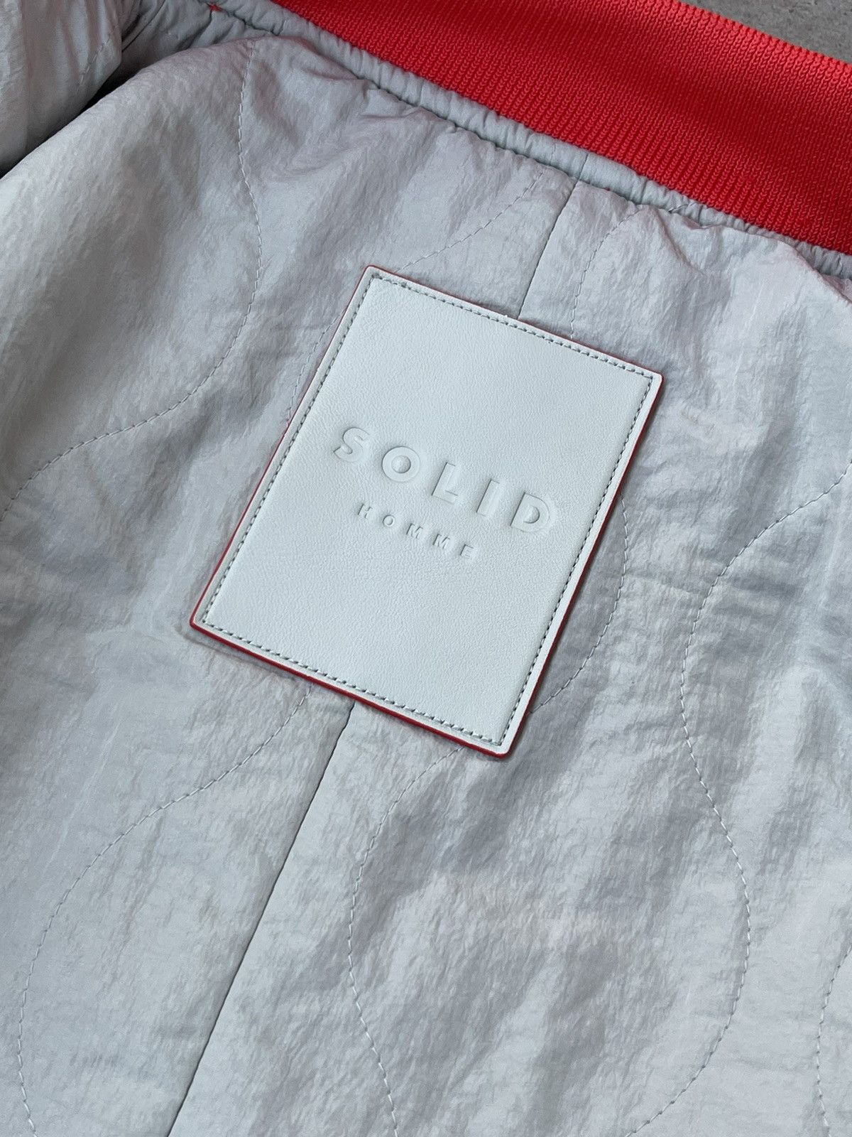 Solid Homme × Wooyoungmi !DS! SS23 Solid Homme Red Multipocket Bomber Size US M / EU 48-50 / 2 - 21 Thumbnail