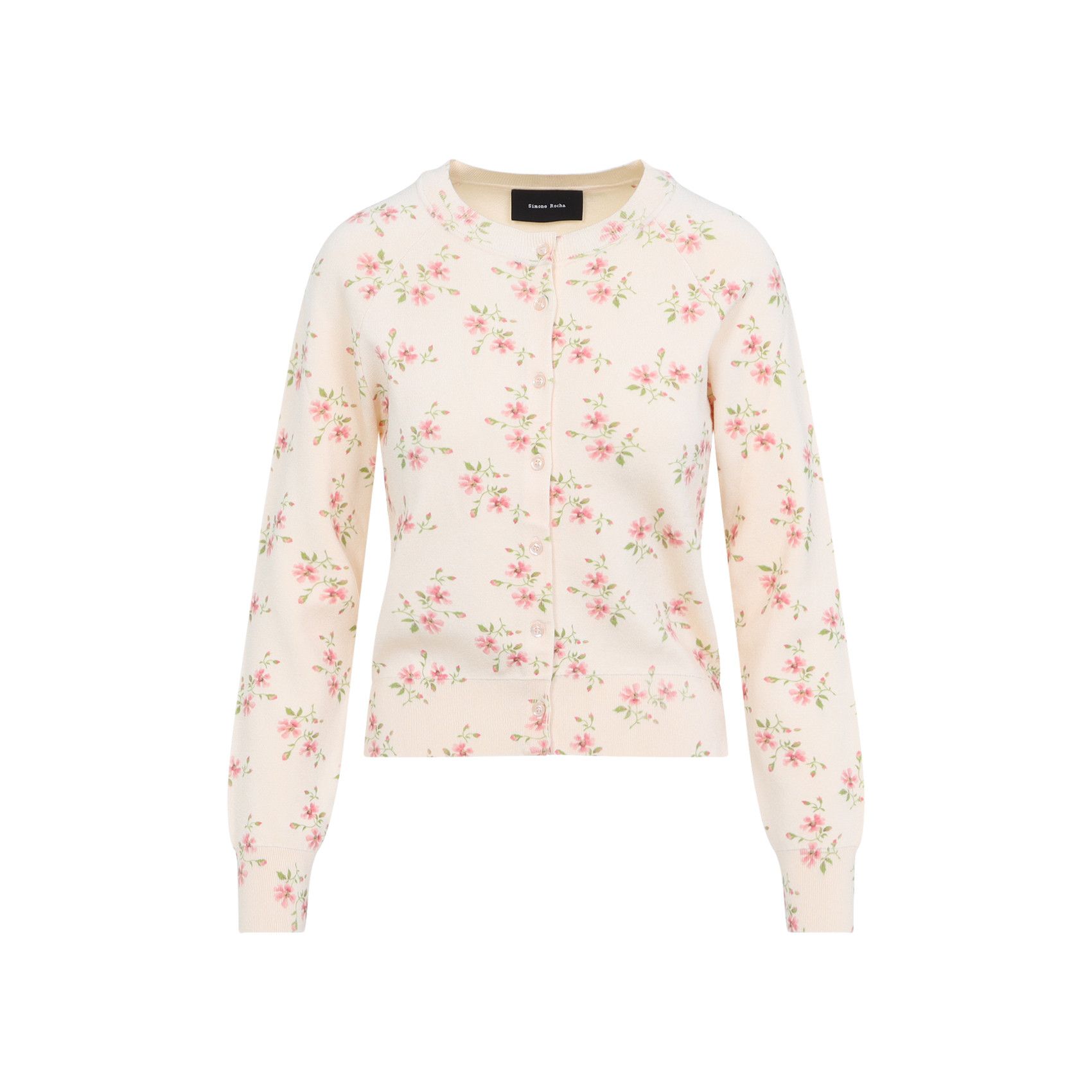 Simone Rocha Simone Rocha Shrunken Tiny Flower Cardigan Size S / US 4 / IT 40 - 1 Thumbnail