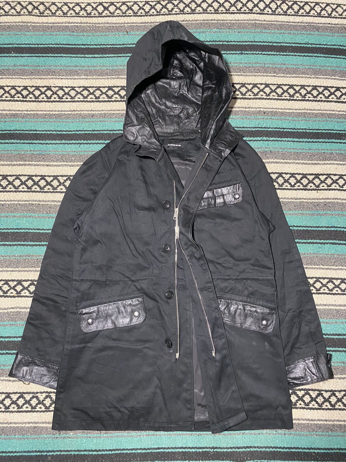 Diet Butcher Slim Skin AW2015 "Feather to Snow" Sheep Leather Parka Size US M / EU 48-50 / 2 - 5 Thumbnail