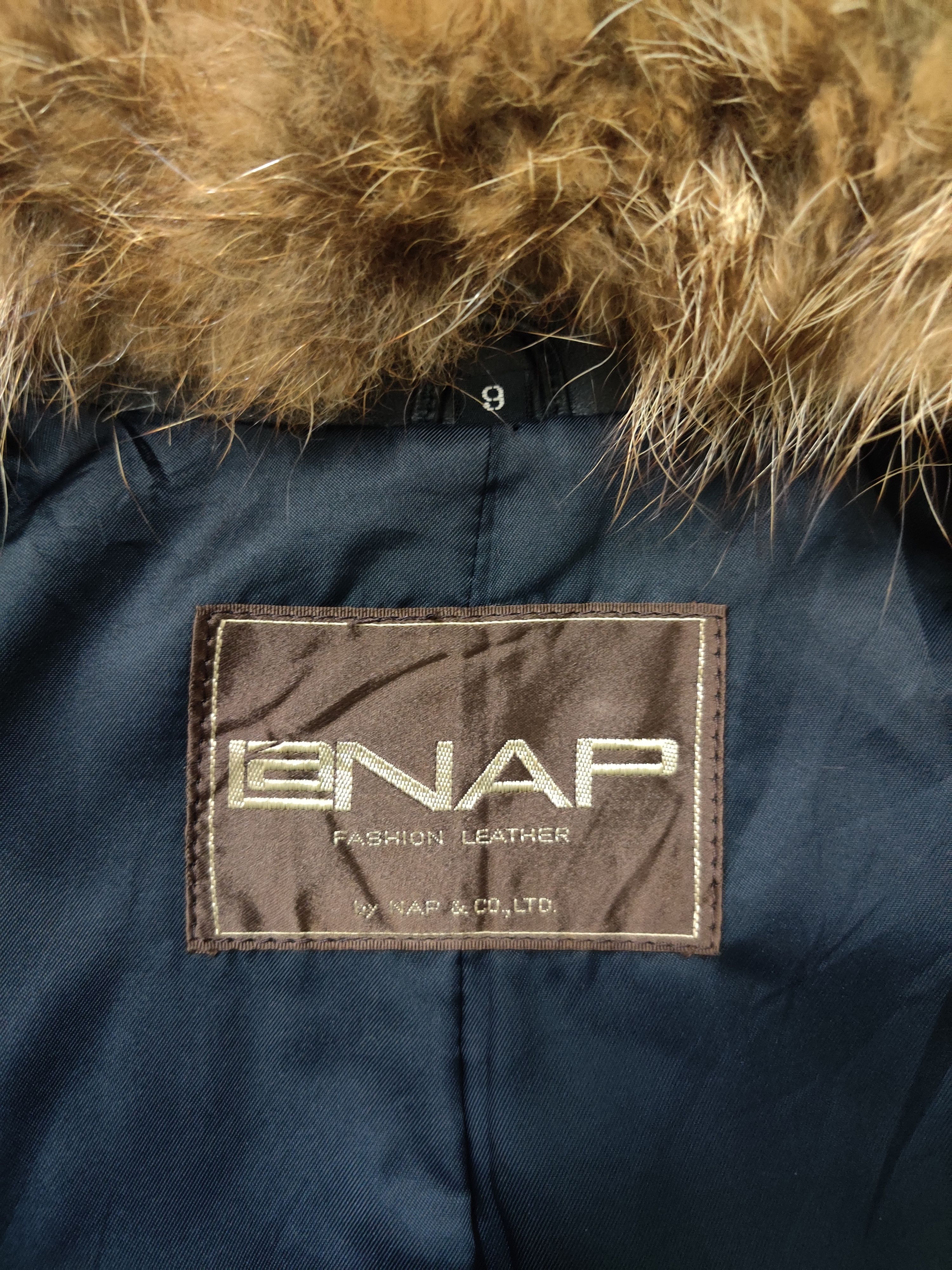 Japanese Brand Vintage Anap Leather Trench Coat Faux Fur Long Coat Size US S / EU 44-46 / 1 - 10 Thumbnail