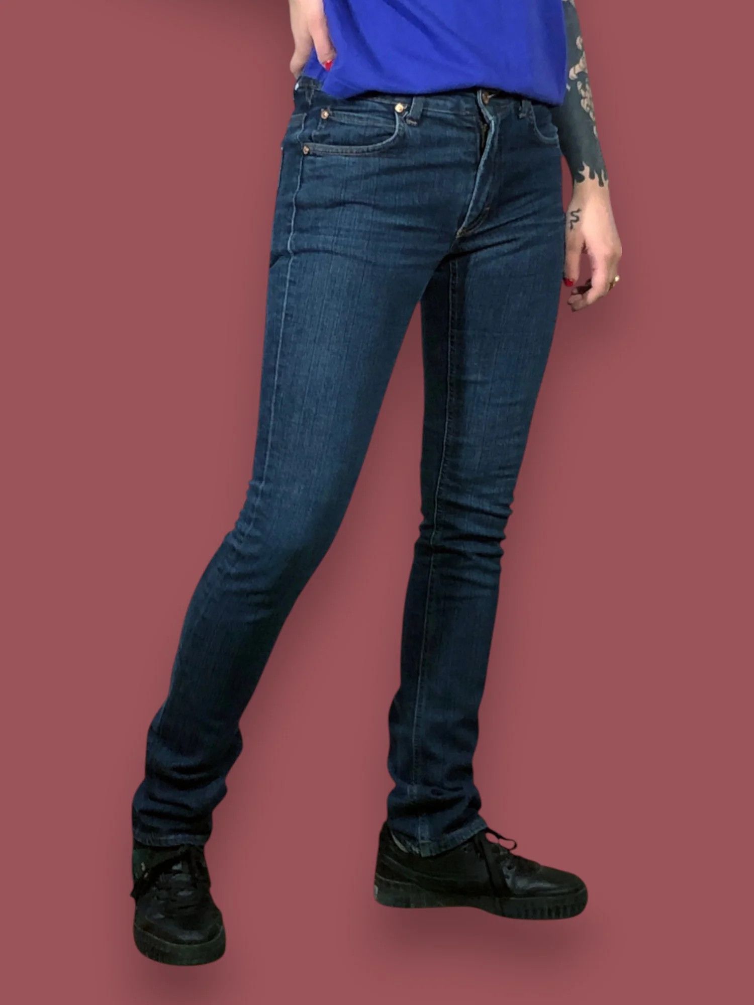 Vintage Acne Jeans Vintage Women's Skinny Jeans - 29 Size 29" - 2 Thumbnail