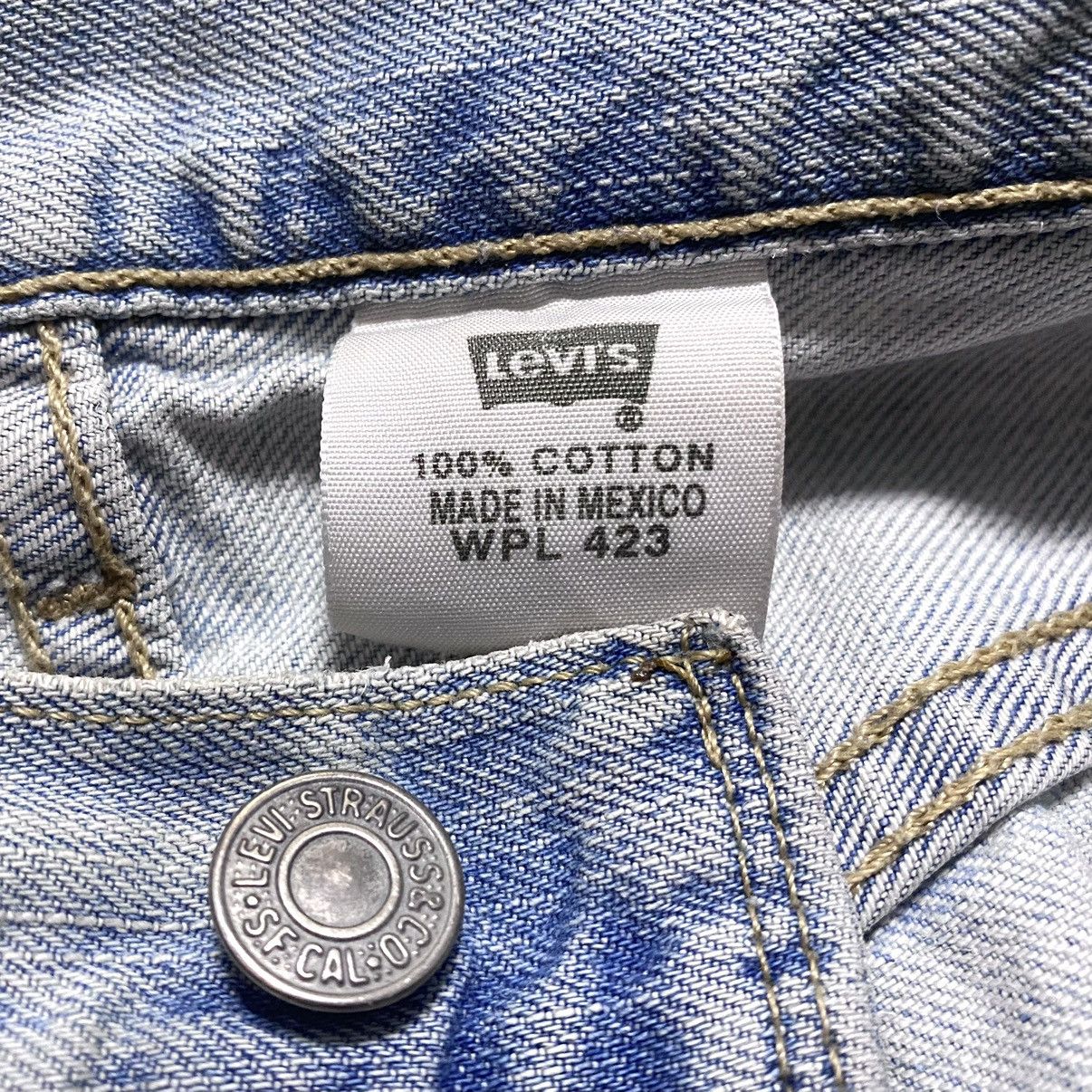 Levi's Vintage Clothing Women’s Levi’s Urban Renewal Washed Blue Mini Shorts Rework Size 29" - 10 Thumbnail