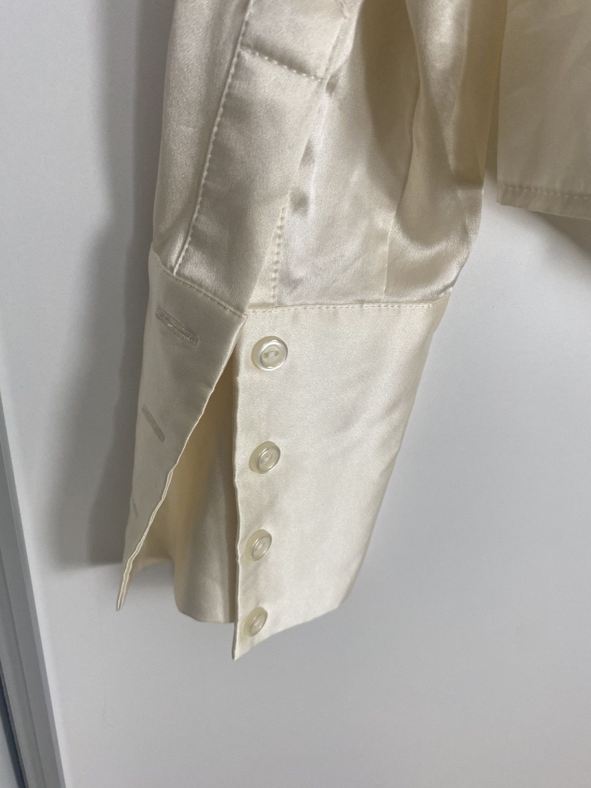 Orseund Iris Orseund Iris Silk Blouse Cream shirt M NYC old money luxury Size M / US 6-8 / IT 42-44 - 6 Thumbnail