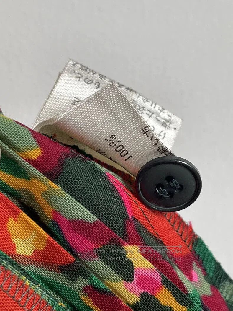 Kenzo Kenzo 90s Floral Wool Pleated Skirt. Size US 34 / EU 50 - 9 Thumbnail