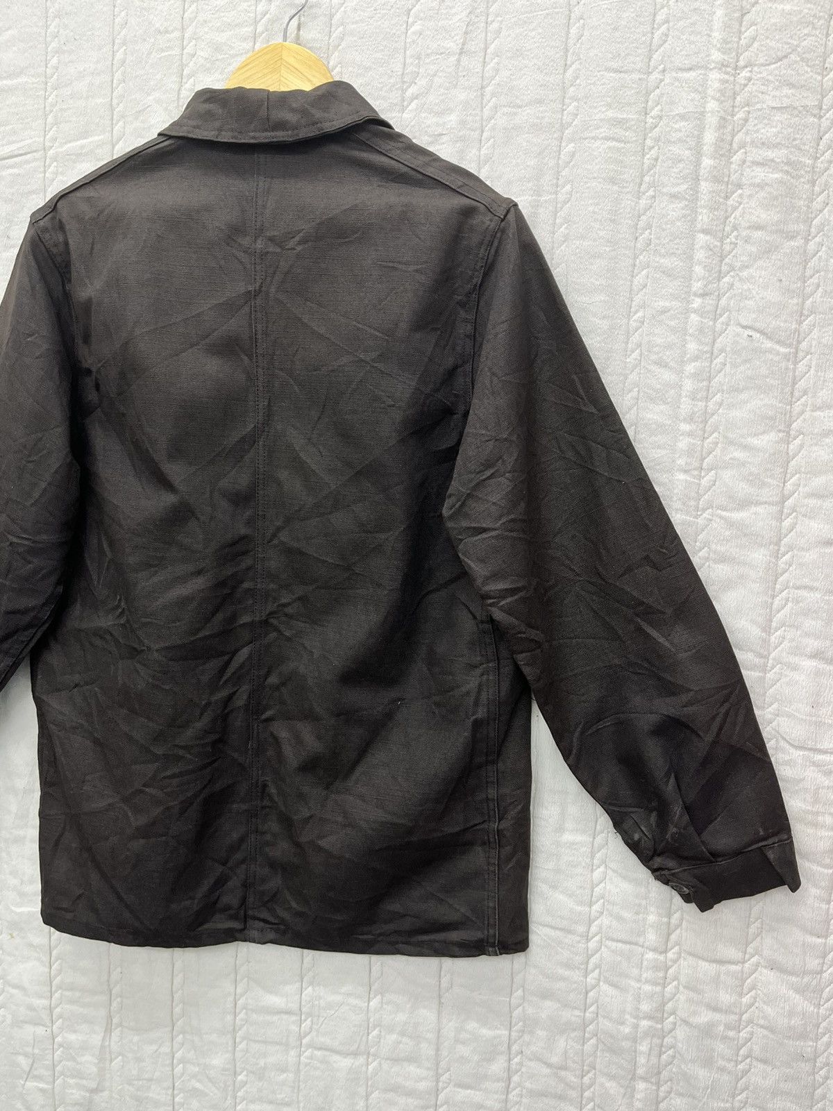 Le Laboureur × Vetra RARE 🔥70s CHORE FRENCH WORKER SANFOREZED MOLESKIN JACKET Size US XS / EU 42 / 0 - 6 Thumbnail