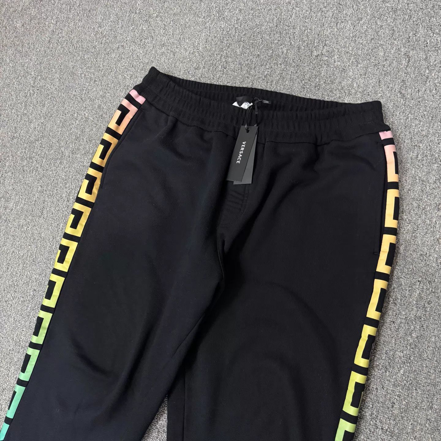 Versace Versace Greek Key Black 3XL Unworn Sweatpants Size 34" / US 12 / IT 48 - 3 Thumbnail