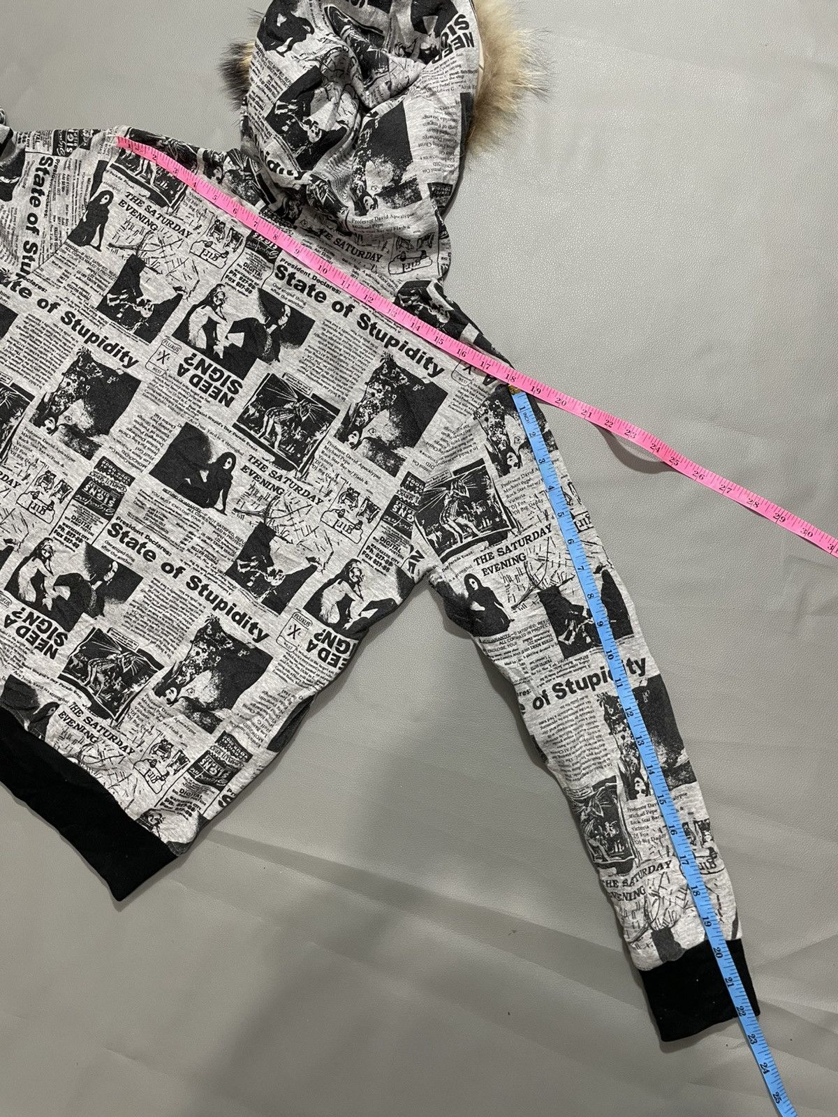 Hysteric Glamour Japanese clashahead poem Zip Fur Hoodie lgb style Size US M / EU 48-50 / 2 - 9 Thumbnail
