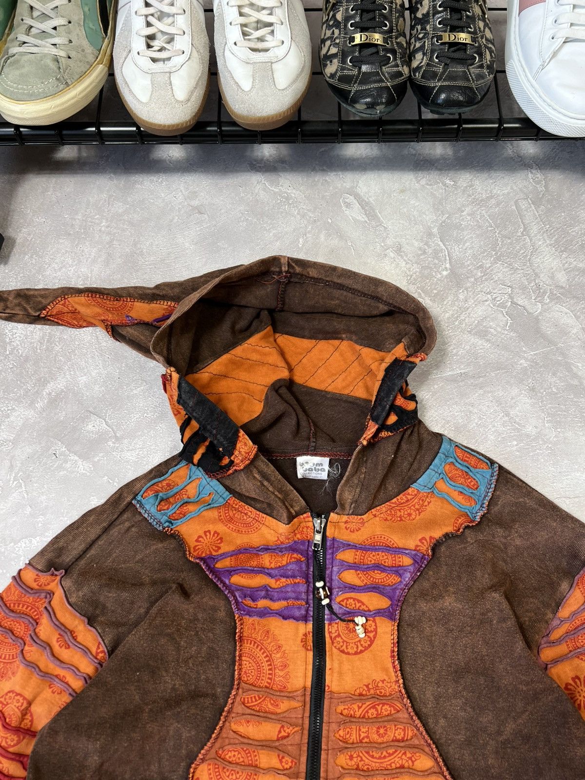 Vintage Vintage IfSixWasNine Style Distressed Zip Hoodie Size US XL / EU 56 / 4 - 3 Thumbnail