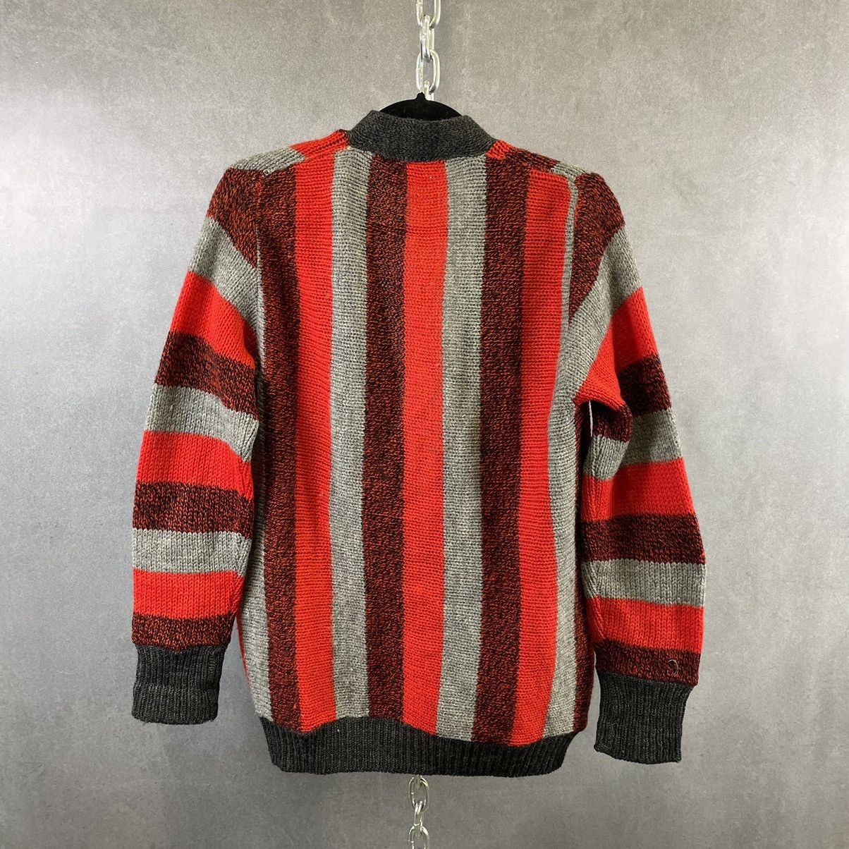 Jantzen 60s Janzten Striped Wool cardigan M-L Size US S / EU 44-46 / 1 - 8 Thumbnail