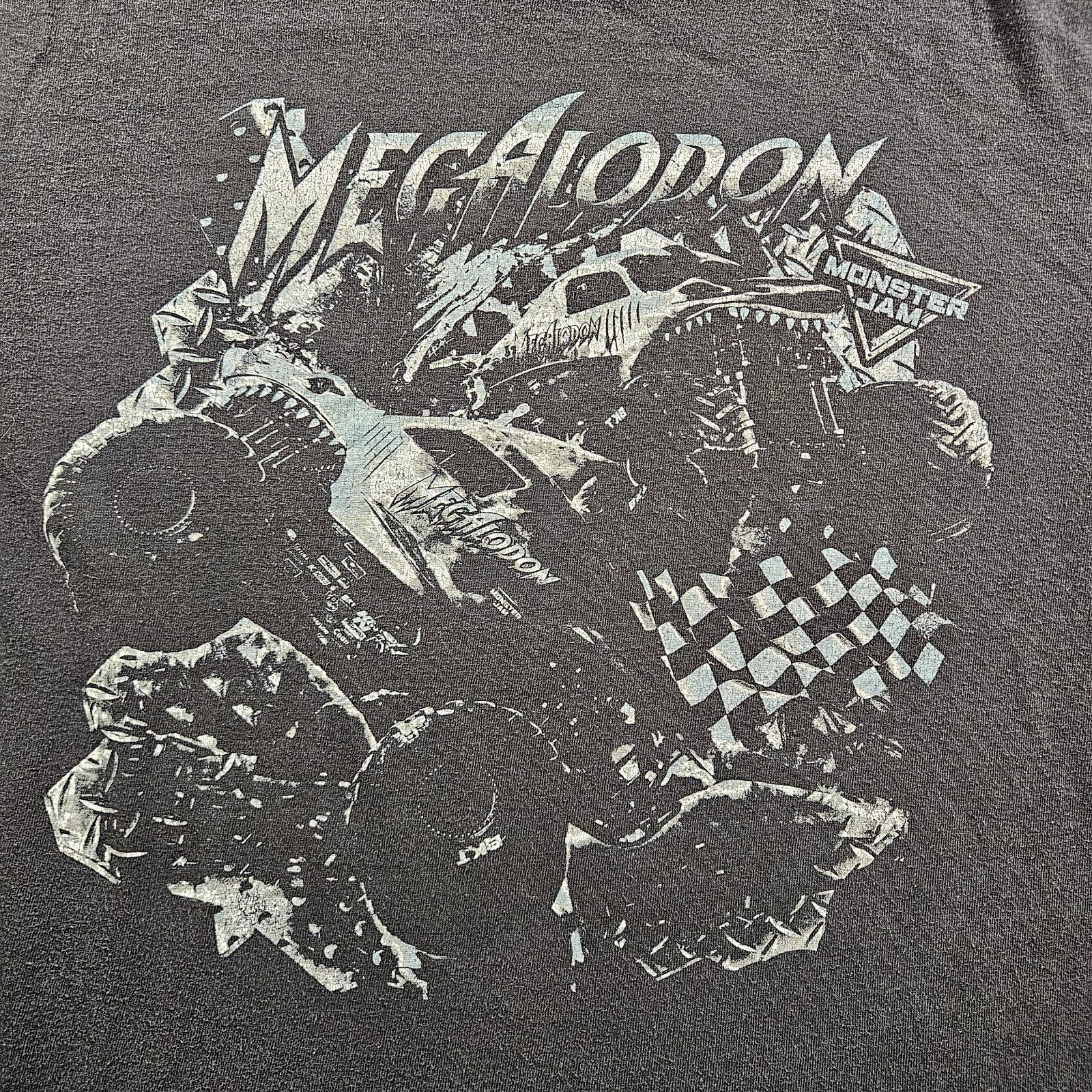 Jam Monster Jam Truck Black T-Shirt Megalodon Unisex Size US XXL / EU 58 / 5 - 2 Thumbnail