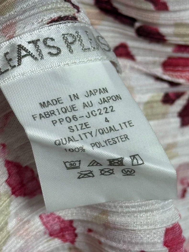 Issey Miyake Issey Miyake size:4 White and pink floral print zipper car Size M / US 6-8 / IT 42-44 - 3 Thumbnail