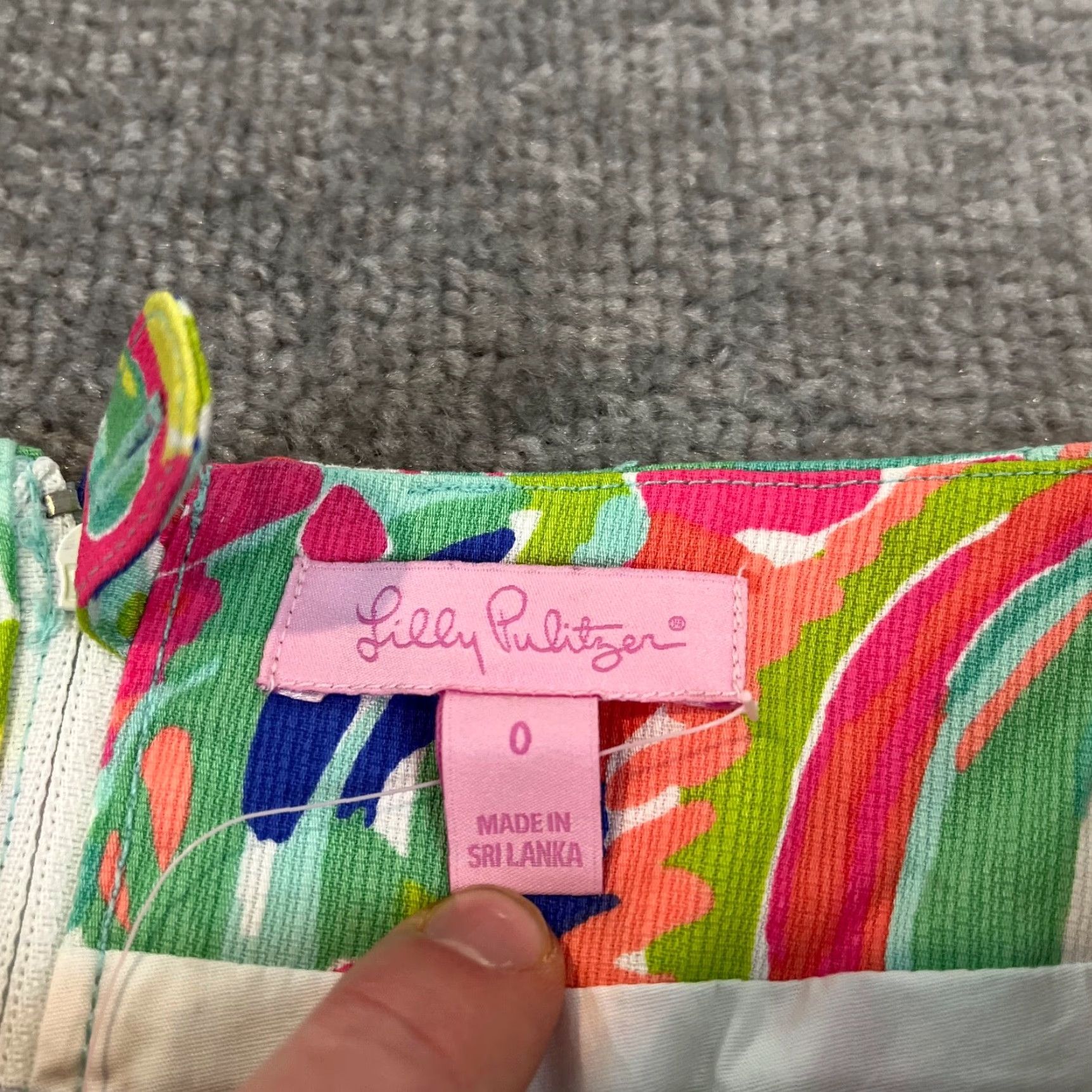 Lilly Pulitzer Lilly Pulitzer Skirt Women Size 0 Floral 15" Banana Print Preppy Beach Rhea Casa Size 36" / US 14 / IT 50 - 3 Thumbnail