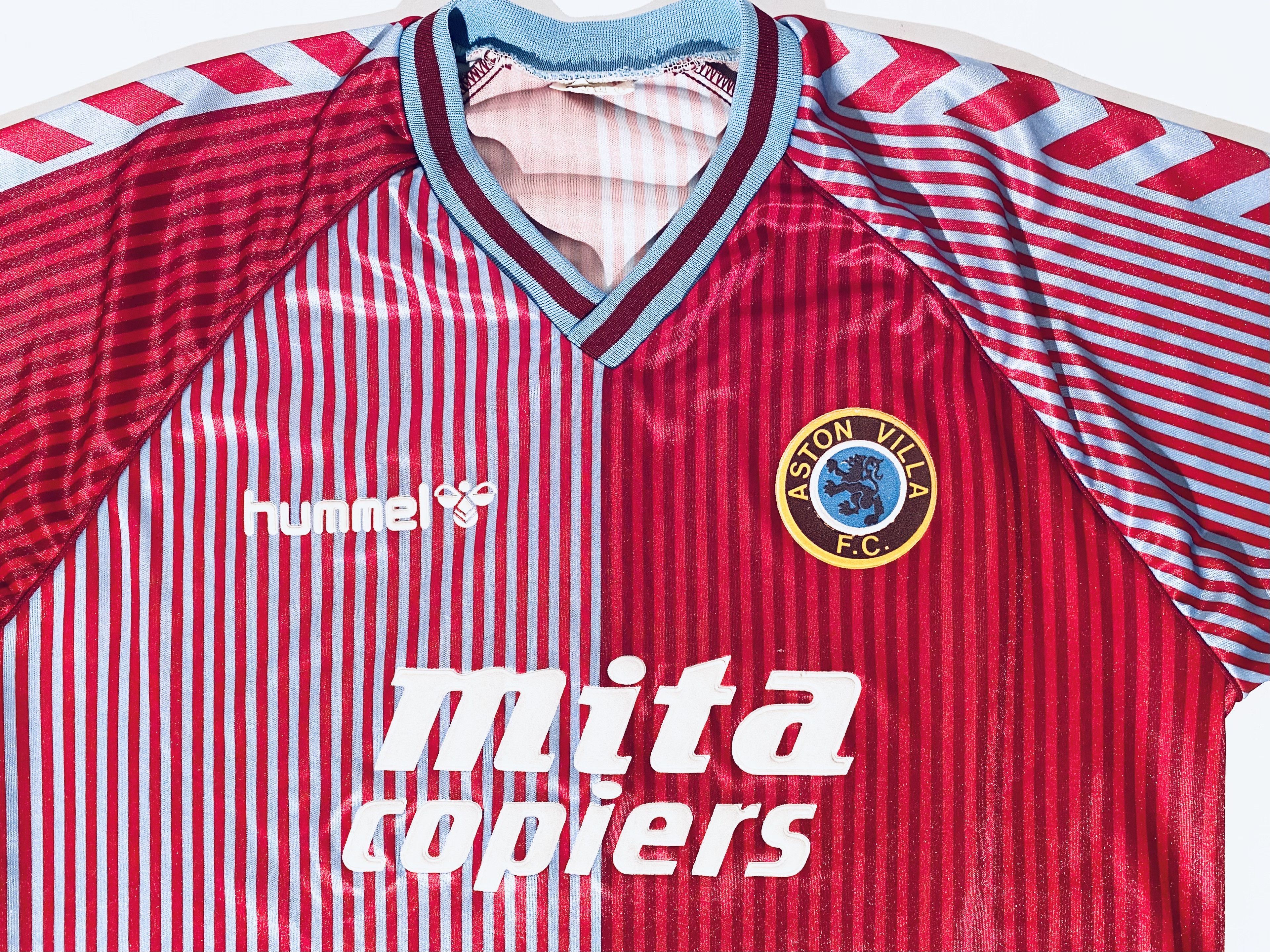 Hummel Aston Villa Home Shirt 1987 - 1989 Size US M / EU 48-50 / 2 - 3 Thumbnail