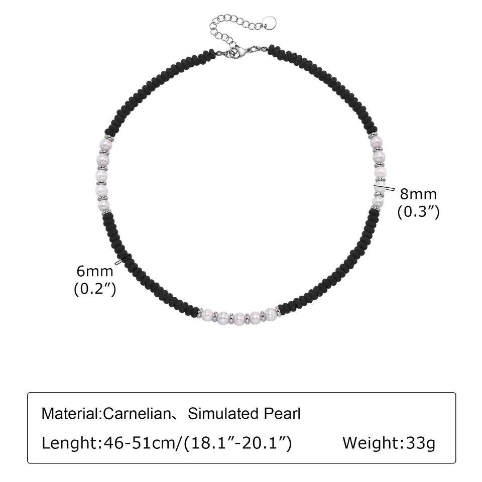 Other Temperament Simulated Pearl Beads Chain Choker Necklace Size ONE SIZE - 2 Thumbnail