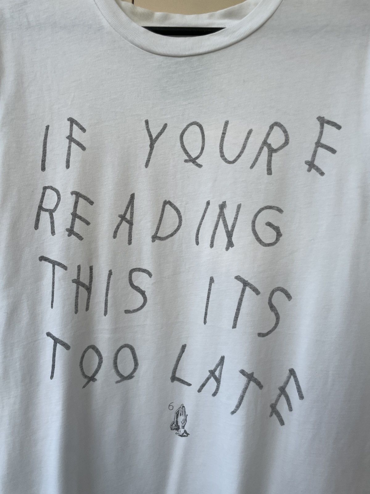 Drake Urban Outfitters X Drake if you readi g this its to late tee Size US S / EU 44-46 / 1 - 2 Thumbnail