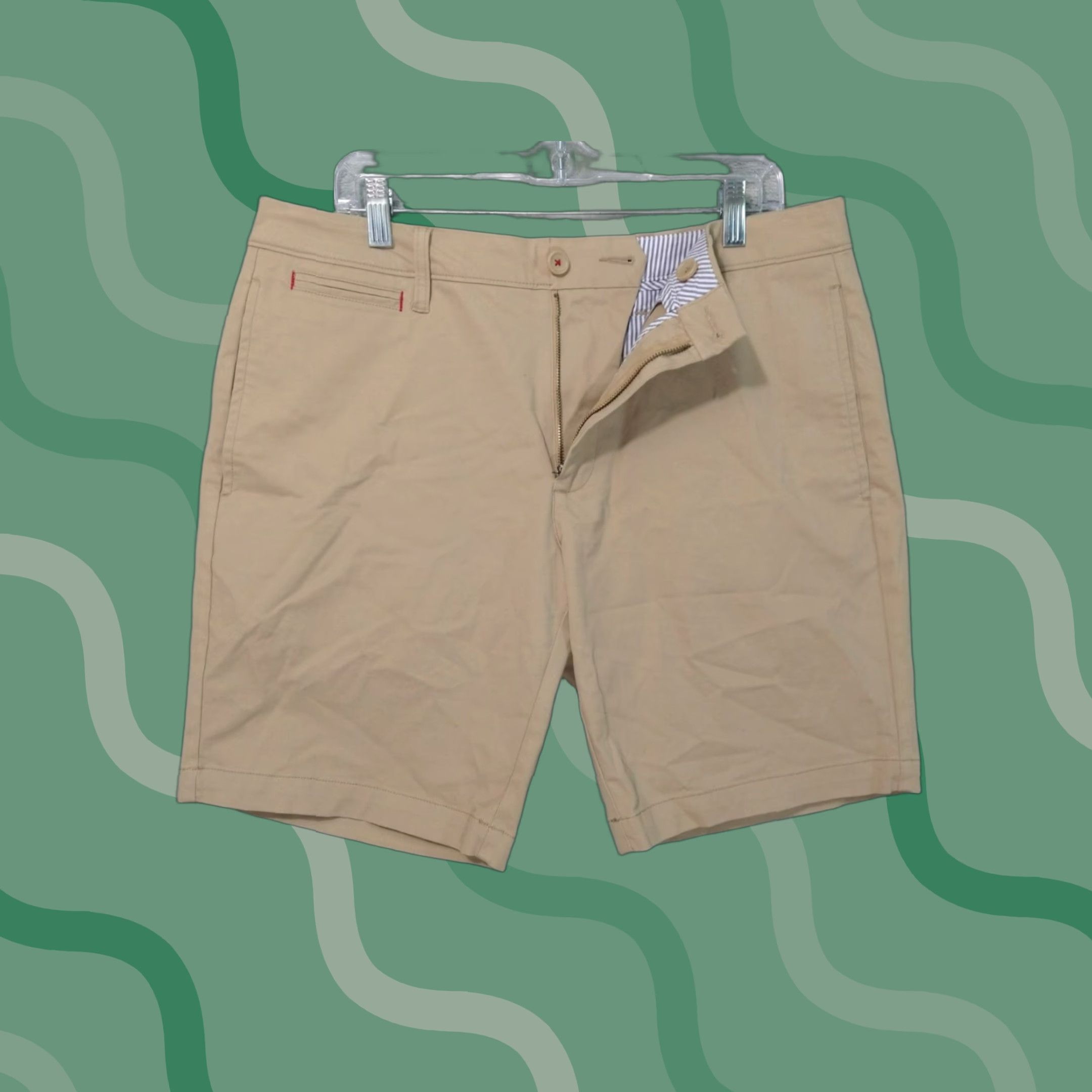 UNTUCKit UNTUCKit Mens Shorts 34 Beige Chino Golf Outdoors Preppy Casual Vintage No Size US 34 / EU 50 - 1 Thumbnail