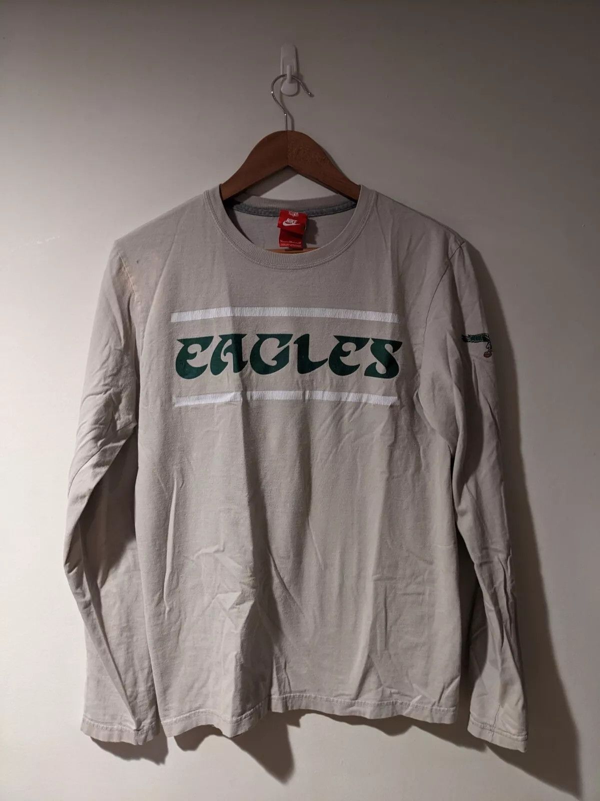 NFL × Nike × Vintage Vintage Y2K Philadelphia Eagles NFL Long-Sleeve T-Shirt Size US M / EU 48-50 / 2 - 1 Thumbnail