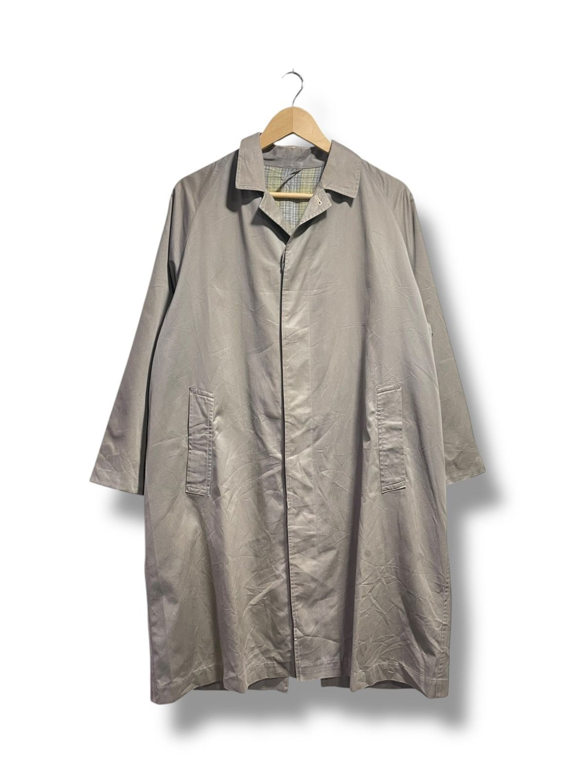 Japanese Brand × Vintage Japanese Brand Hidden Button Long Jacket (78) Size US S / EU 44-46 / 1 - 1 Thumbnail